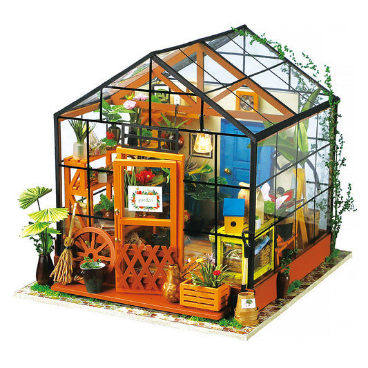 Robotime Garden House, Book Nook en bois