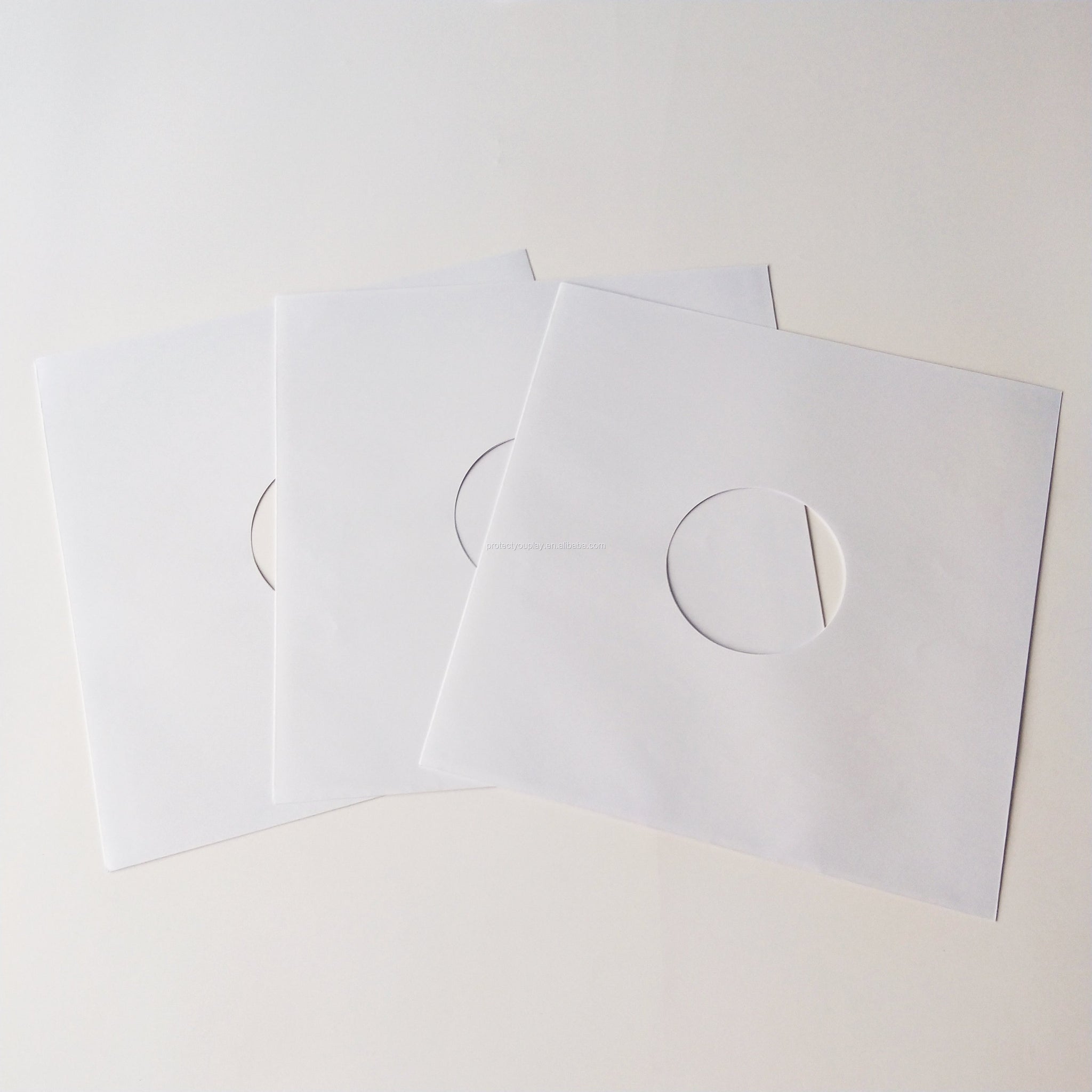 12 White Kraft Paper Poly lined Sleeves (25) – Backgroove Records