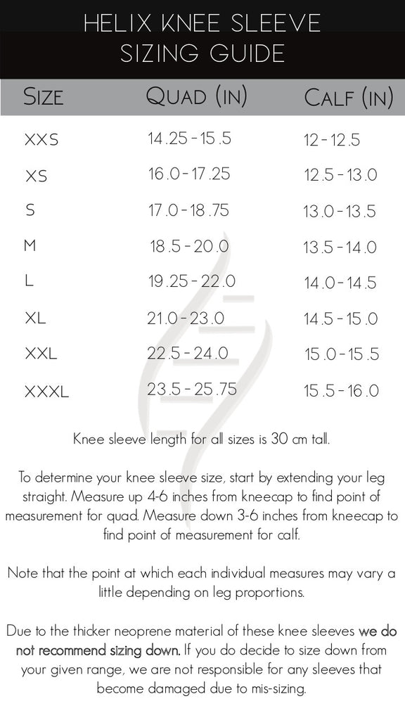 Helix Knee Sleeves – Helix Performance