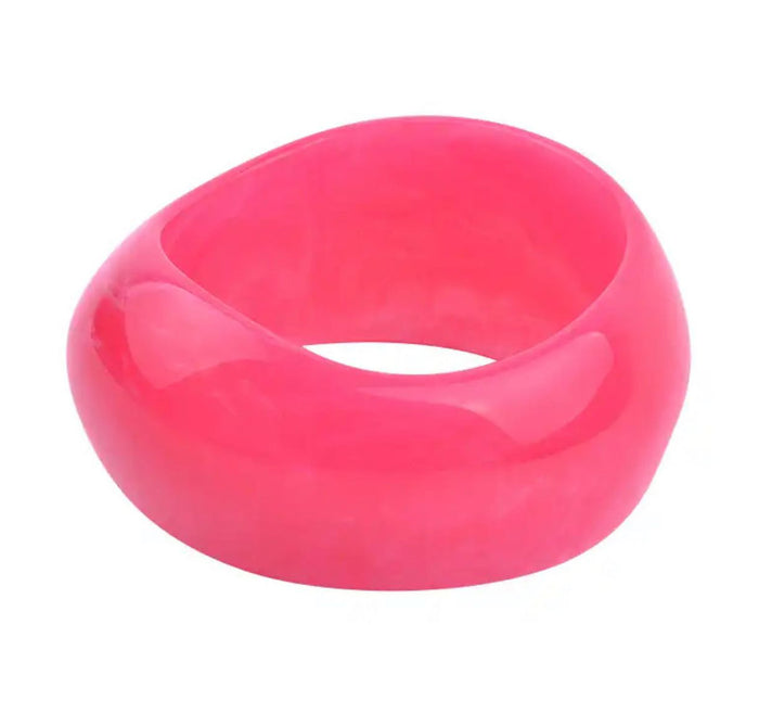 Green yellow clear resin bracelet – Pink Melon Swimwear