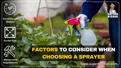 Factors to Consider When Choosing a Sprayer