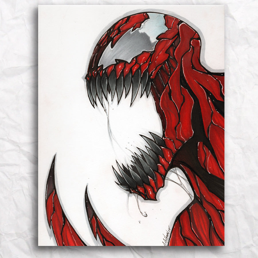 Carnage 2 Original Artwork Grumpy Pencil