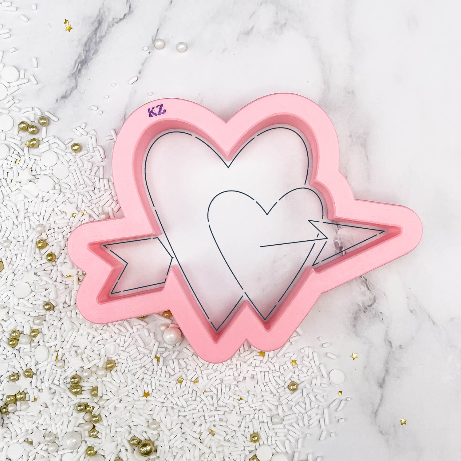 Long Conversation Heart - Cutter – The Sweet Designs Shoppe