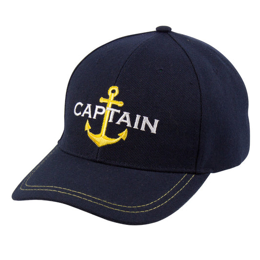 Cotton Standard Denim Greek Style Fisherman's Cap – Marine Scene