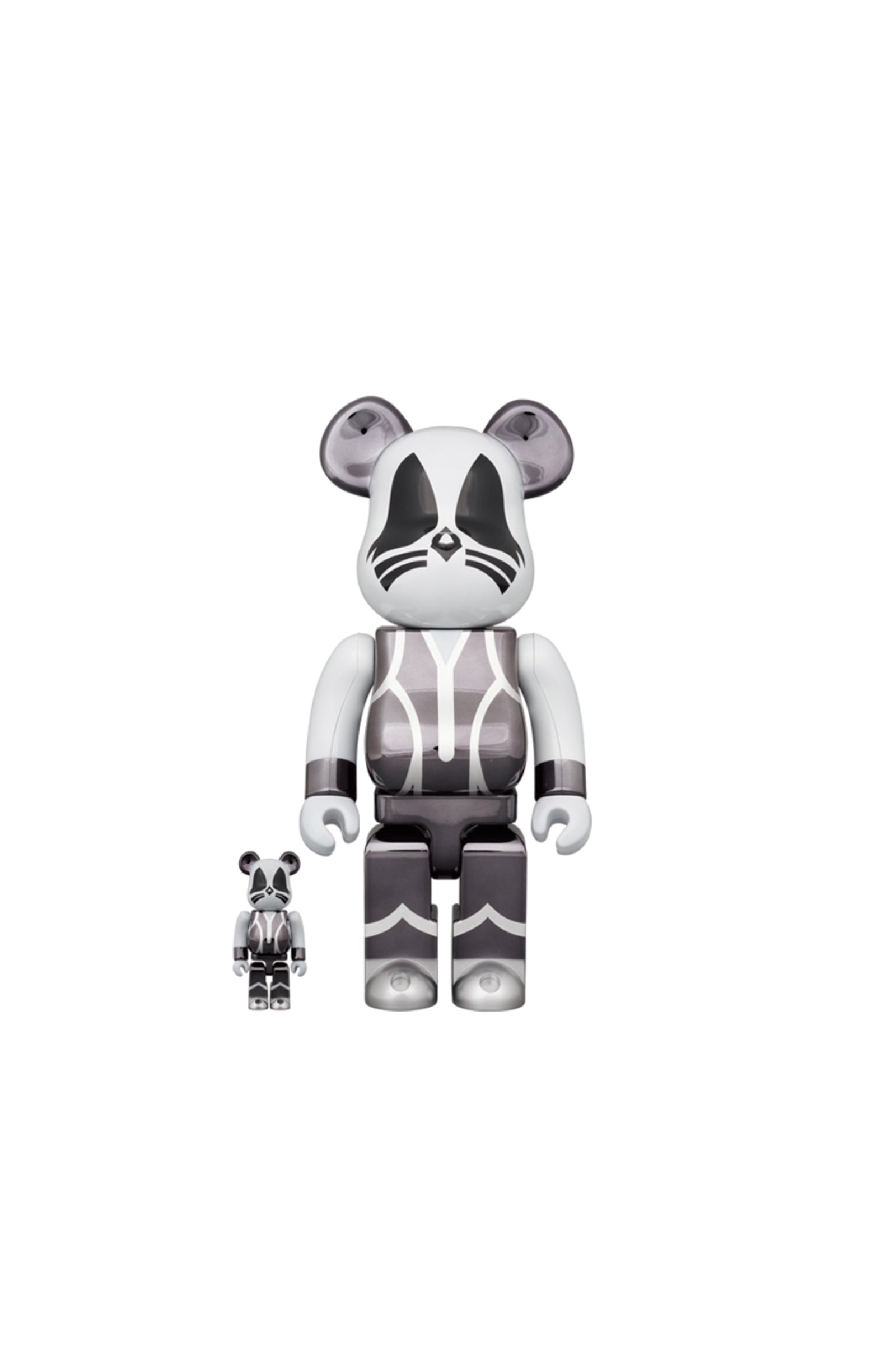 BE@RBRICK DONATELLO CHROME Ver.100％&400％