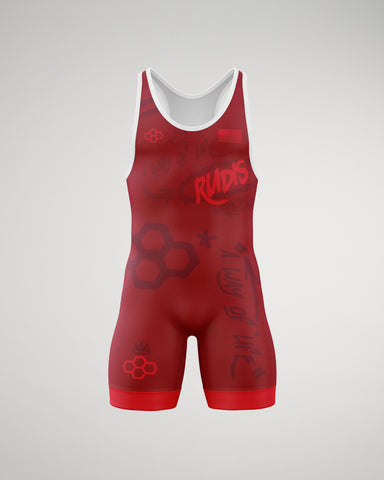 High School Used boys Mens Wrestling Team Singlet spandex small medium  Unitard