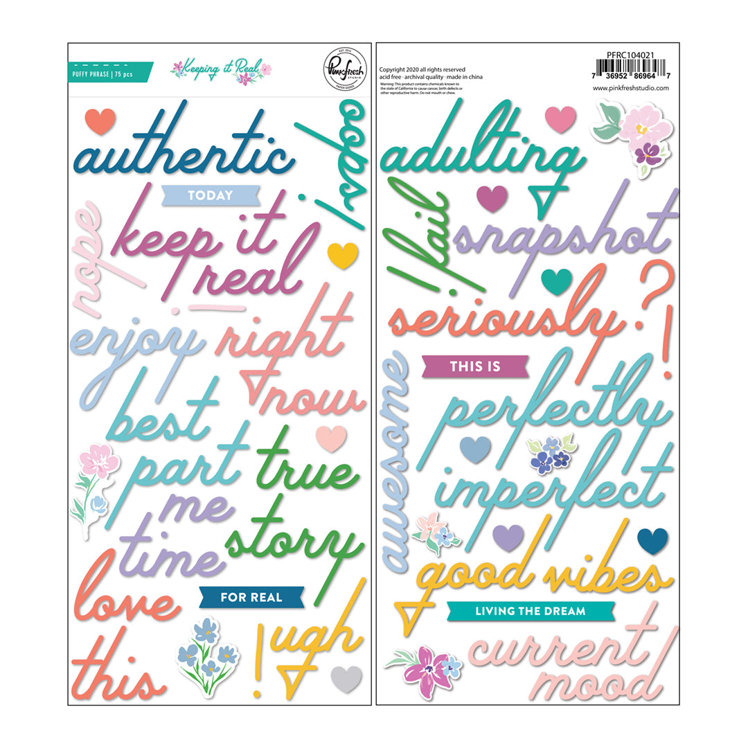 Pa Ess Stencil 6x6 3PC Journaling Collection