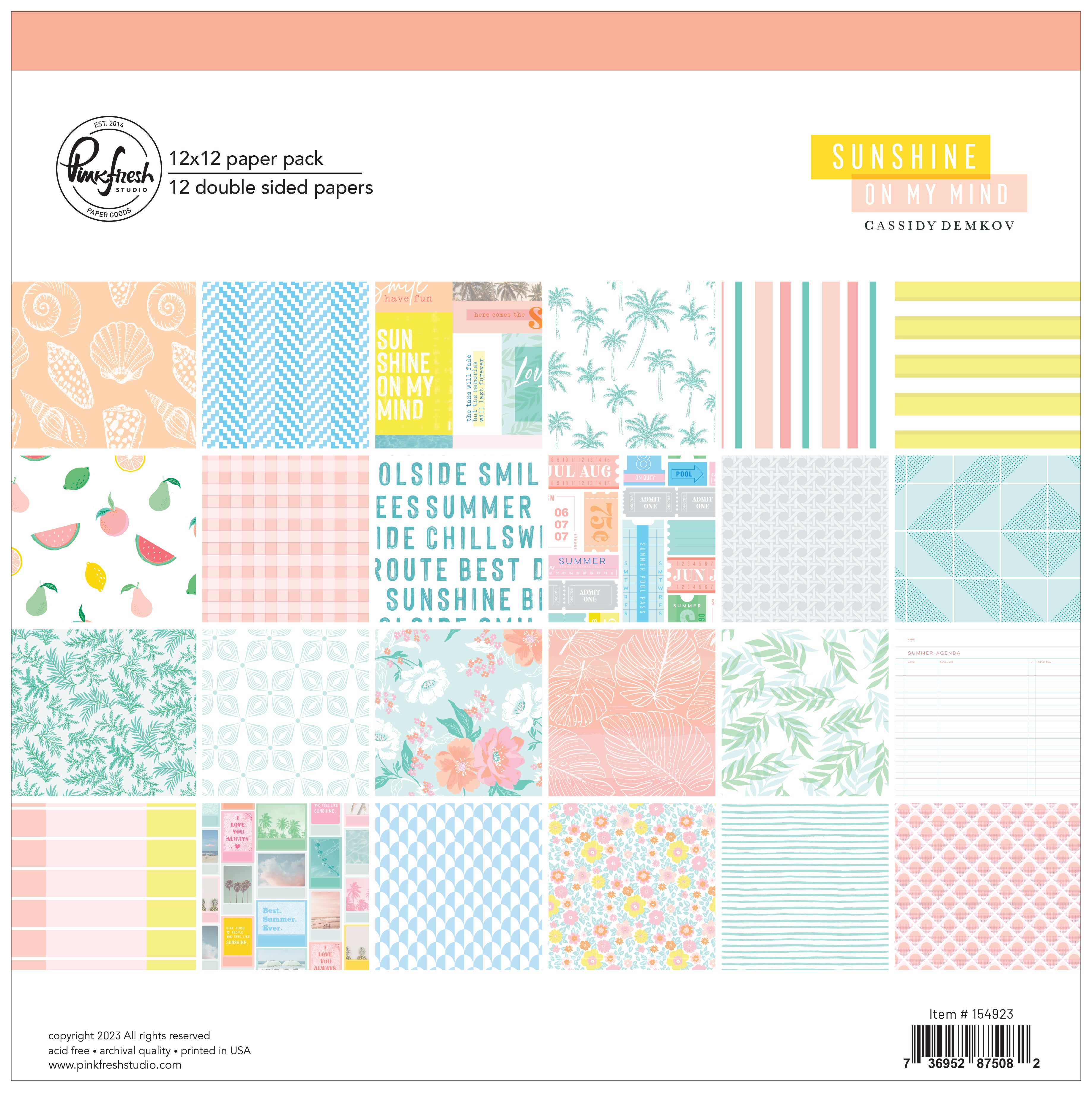 Surf's Up - Paper & Sticker Kit 12x12 Scrapbook Paper & Sticker