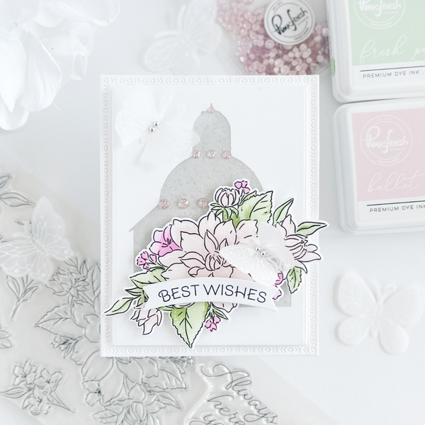 Artistic Dahlia stamp – Pinkfresh Studio