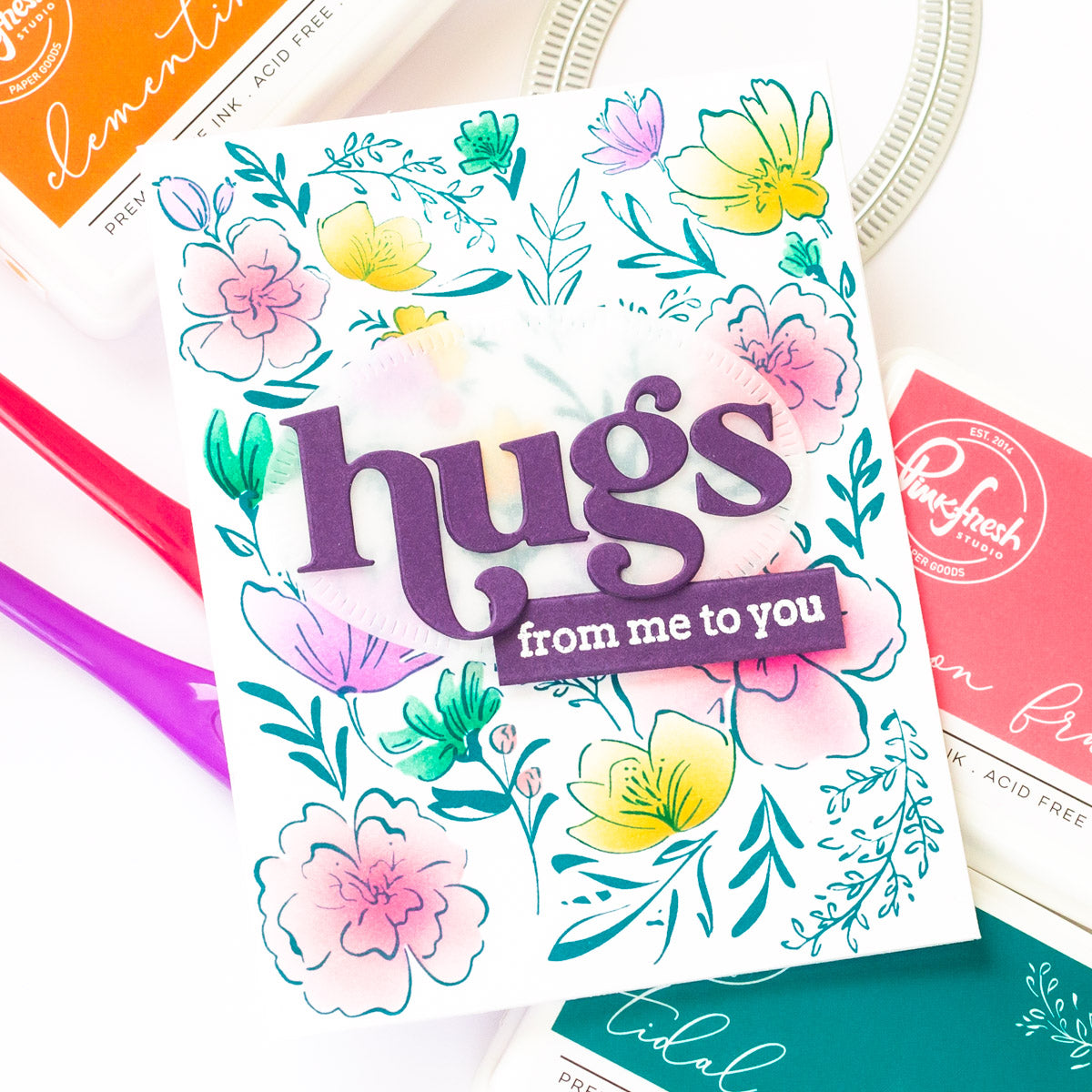 Inky Floral Hugs | Angela Simpson