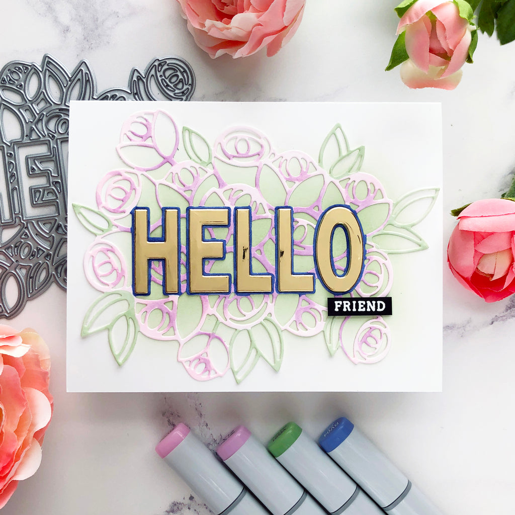 Pinkfresh Studio Hello With A Bouquet  ̹ ˻