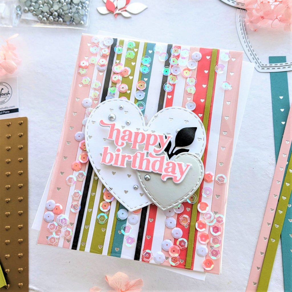Heart Happy, Birthday Shaker | Anne Fiene – Pinkfresh Studio