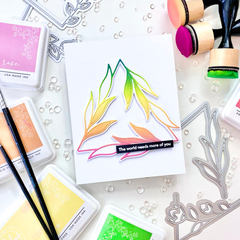 Pinkfresh Studio Frame builder: Botanical Triangle ̹ ˻