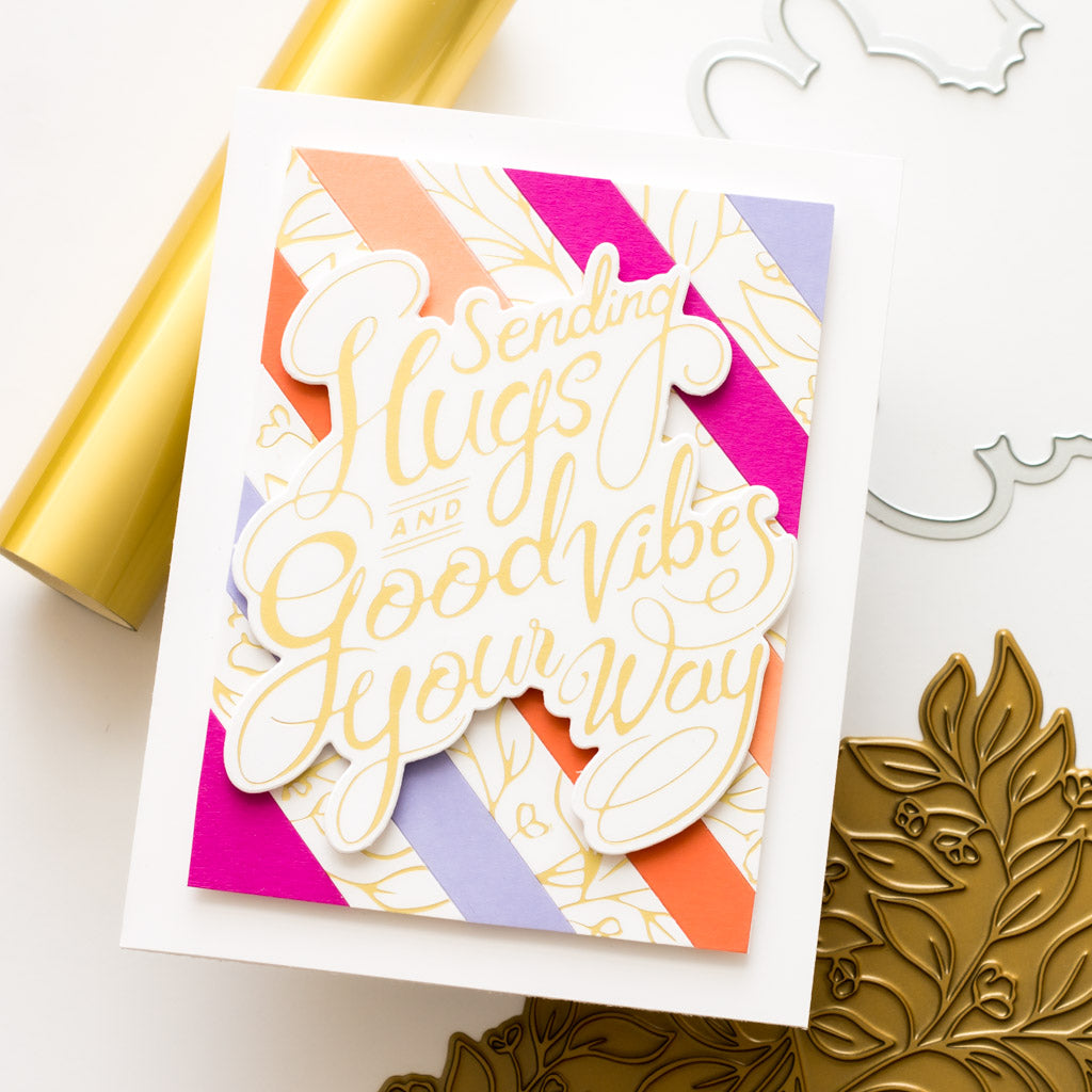 Sweet Blooms and Stripes Card