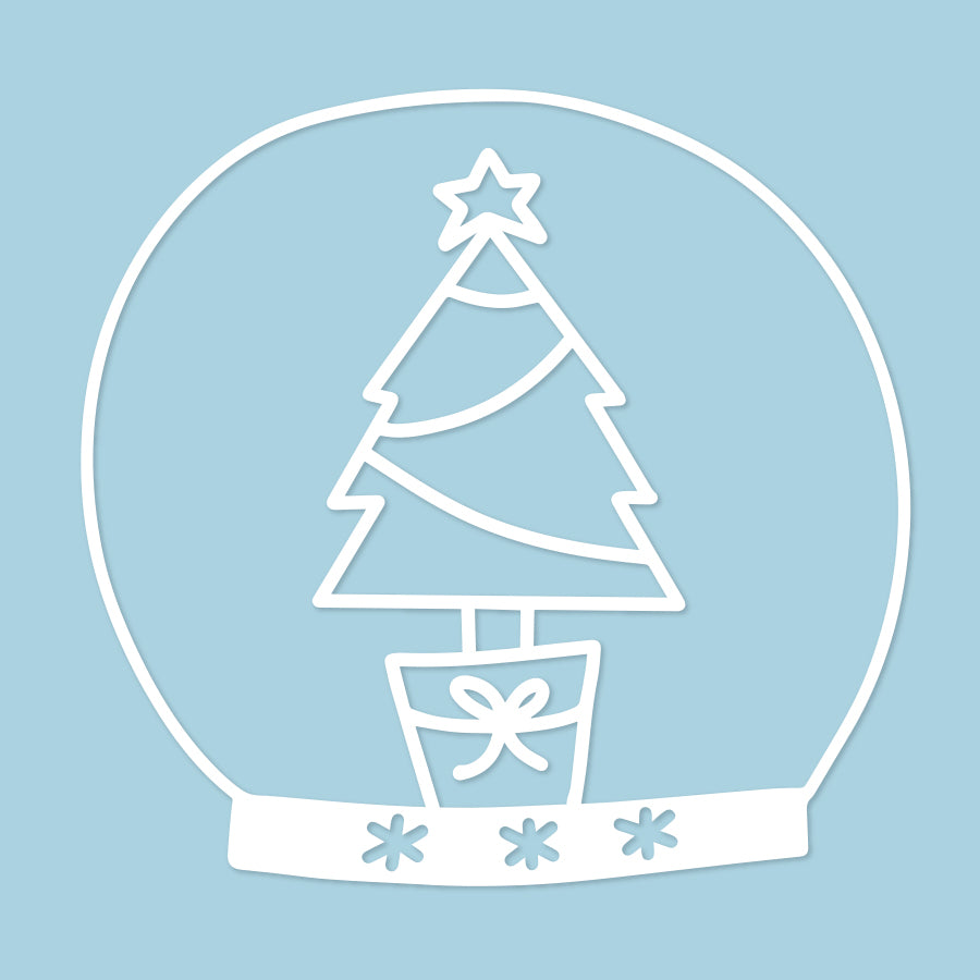 Download Christmas Snow Globe Cut File Pinkfresh Studio