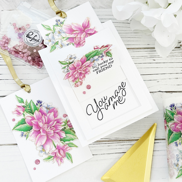 Artistic Dahlia washi – Pinkfresh Studio