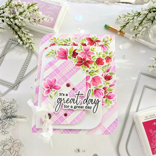 Artistic Magnolias stamp – Pinkfresh Studio