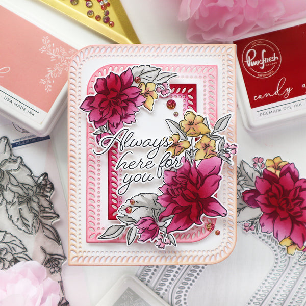 Artistic Dahlia stamp – Pinkfresh Studio