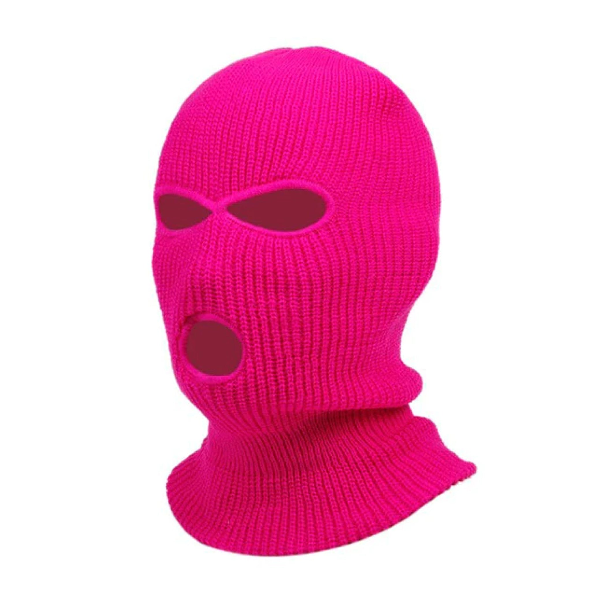 Cagoule Moto Hiver Cache Cou Cagoule Polaire Balaclava Cache Nez Chapeau  Chaud Tour de Cou pour Homme Femme-Rose---Rose