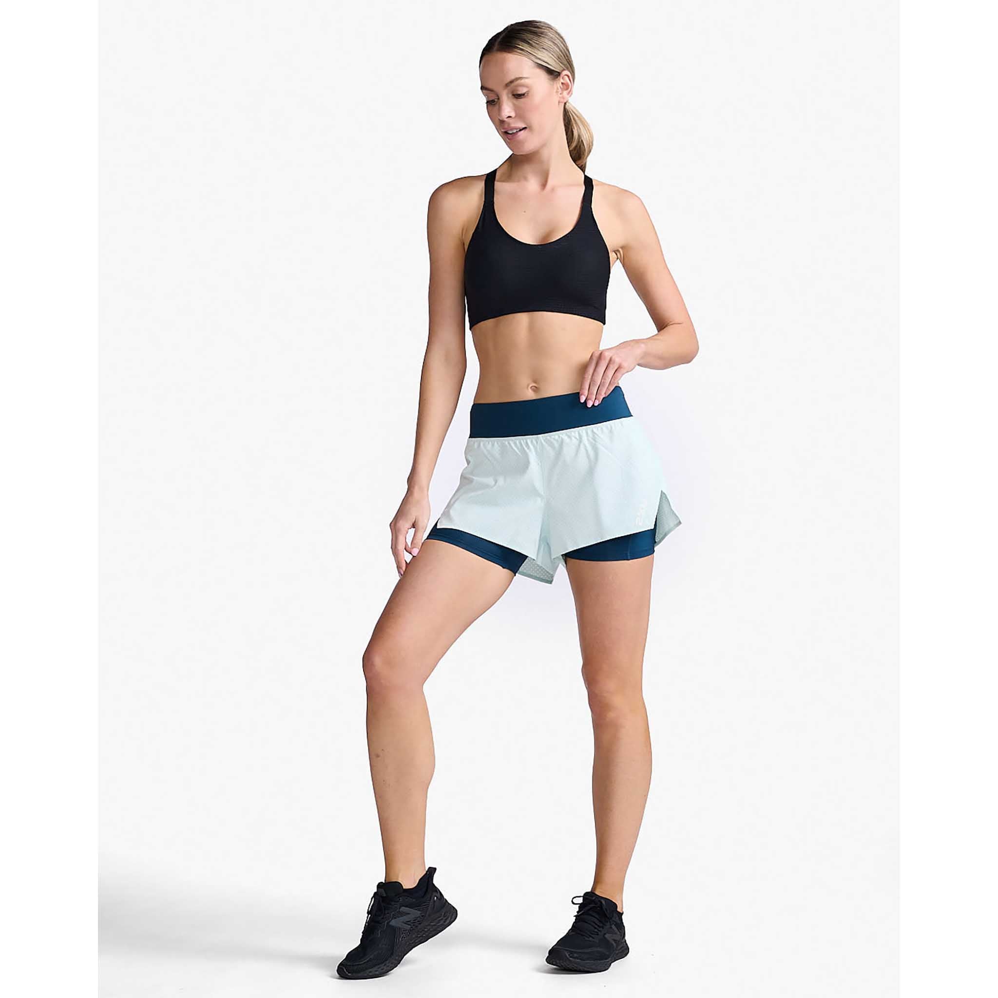 2XU Aero 2-en-1 4-Inch shorts de course Ã  pied pour femme