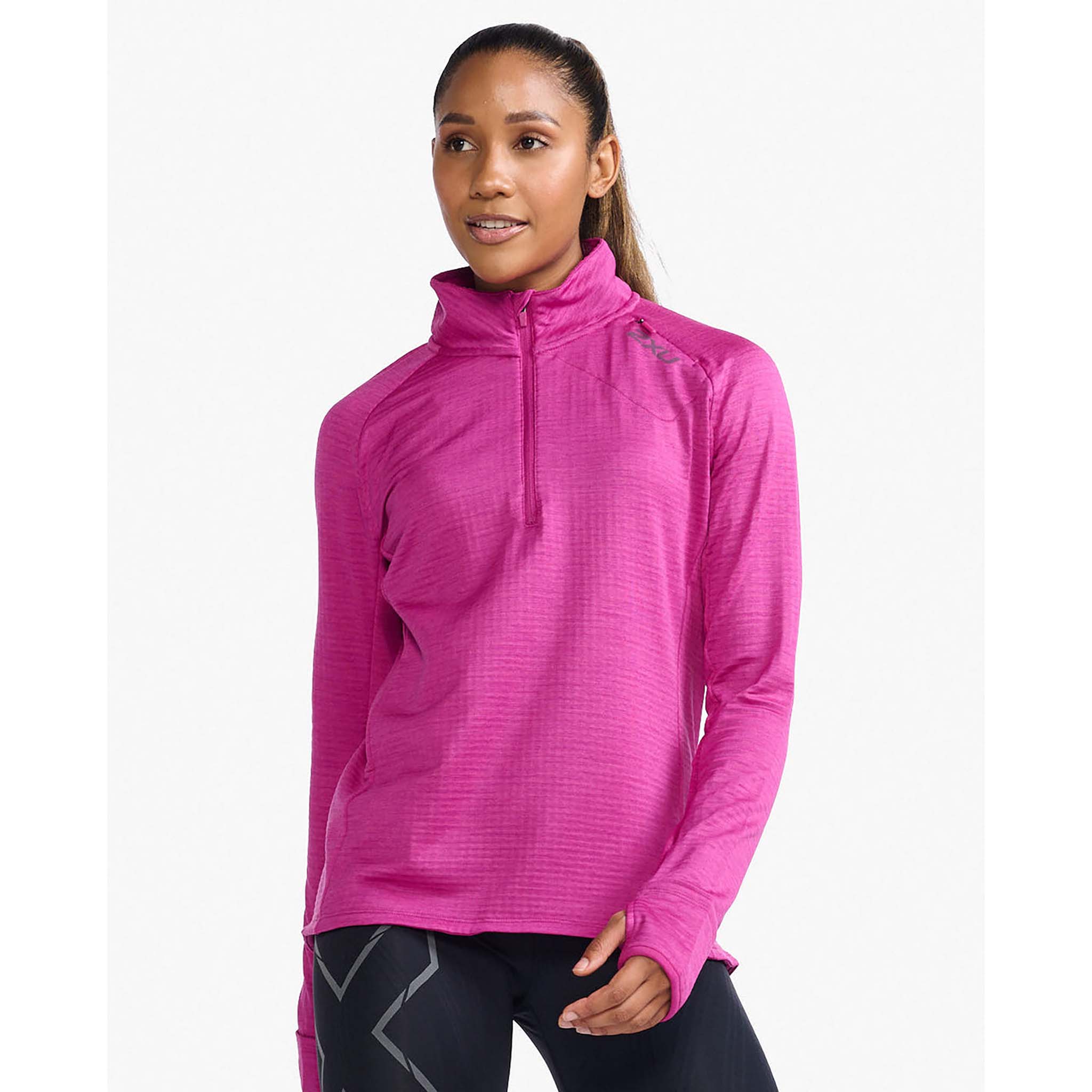 2XU chandail Ã  manches longues Ignition 1/4 Zip pour femme