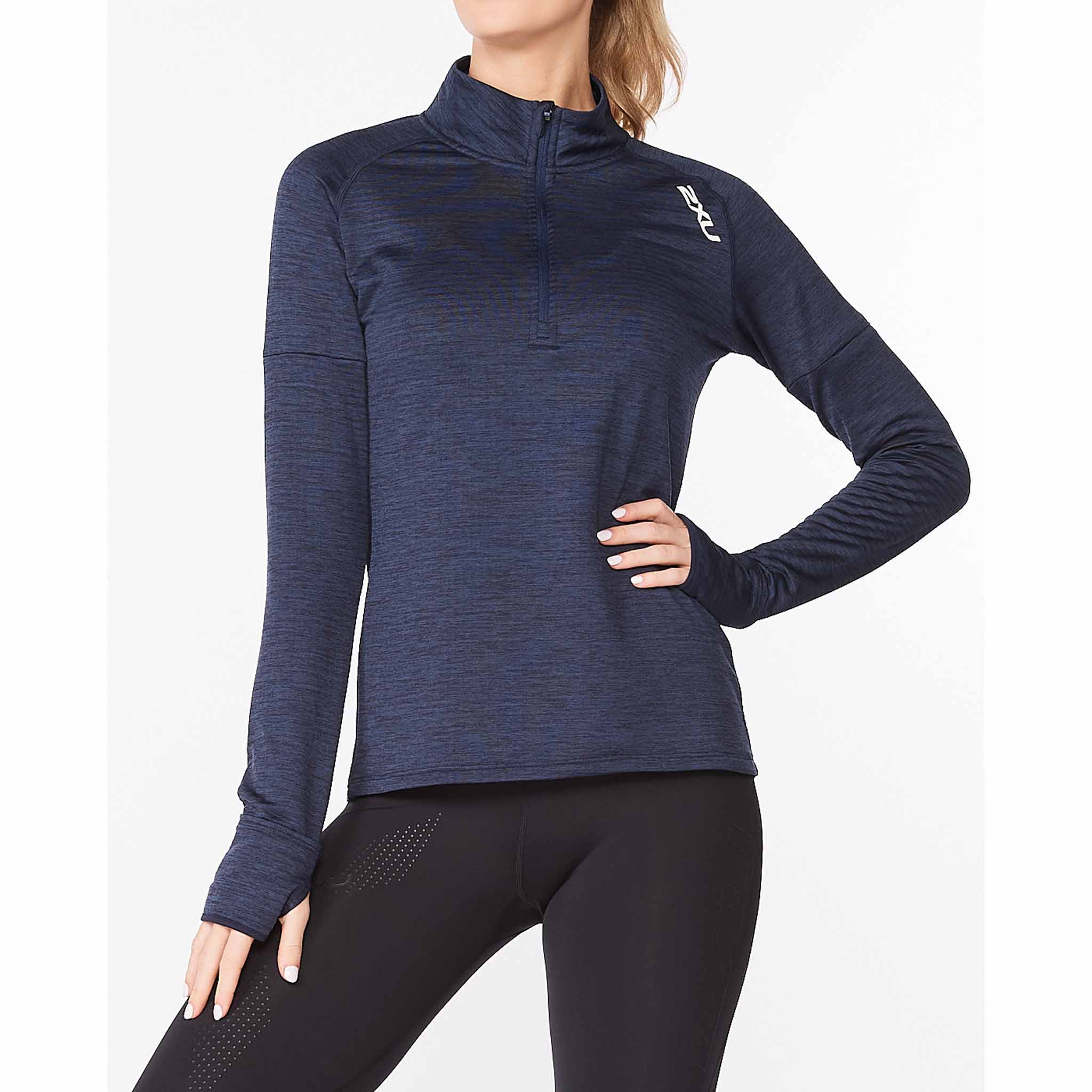 2XU chandail manches longues Ignition 1/4 Zip pour femme