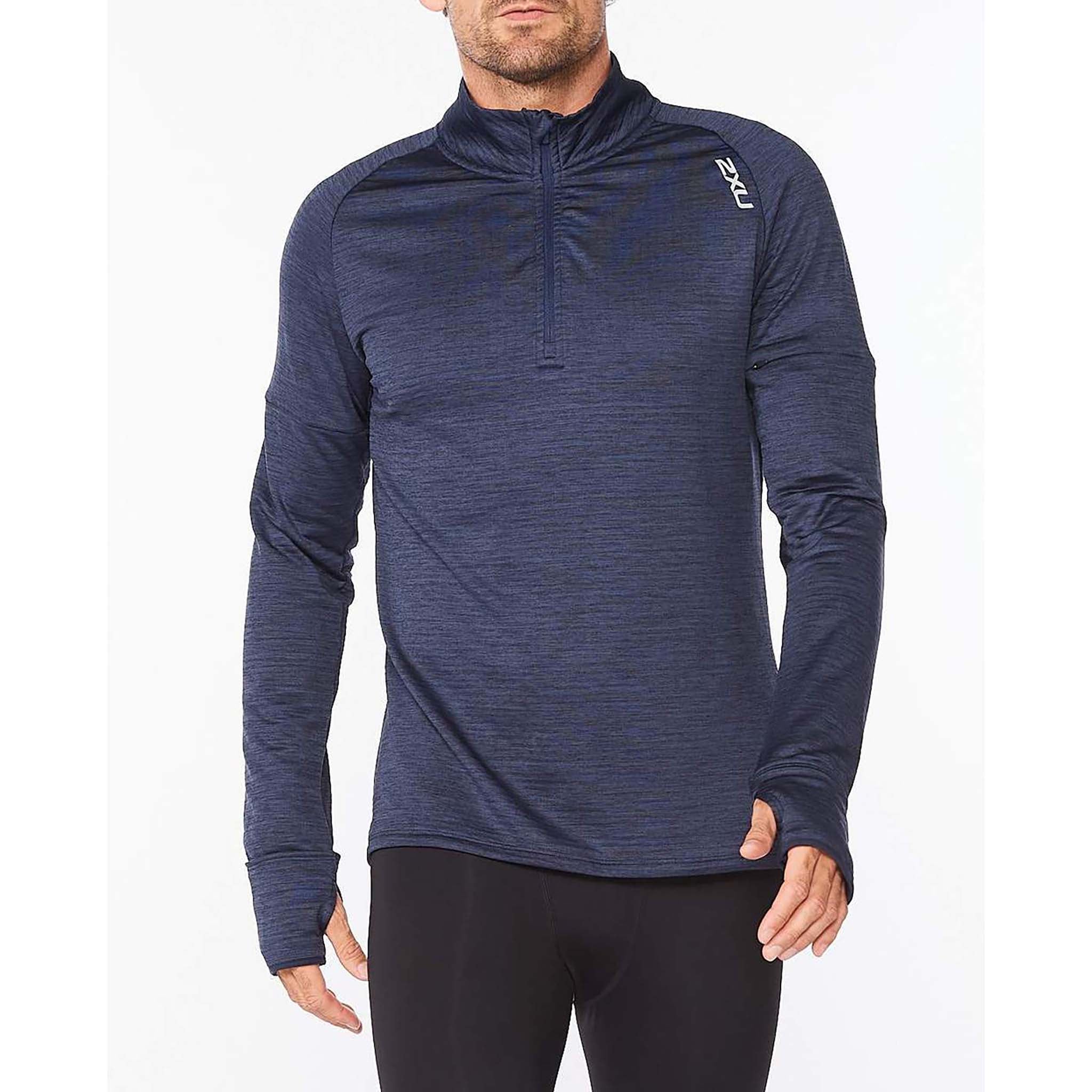 2XU chandail manches longues Ignition 1/4 Zip de course pour homme