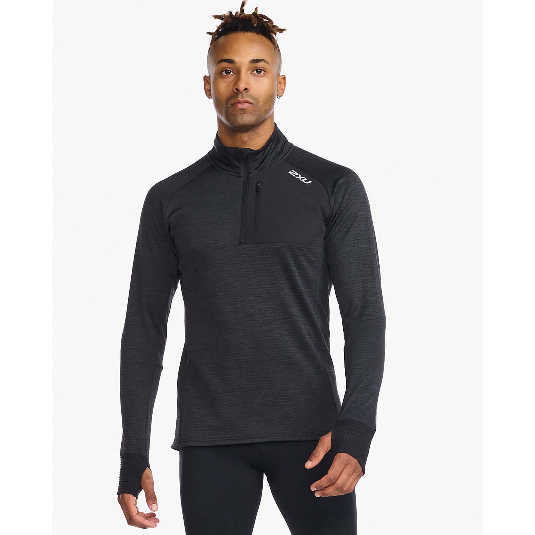 2XU chandail manches longues Ignition 1/4 Zip de course pour homme