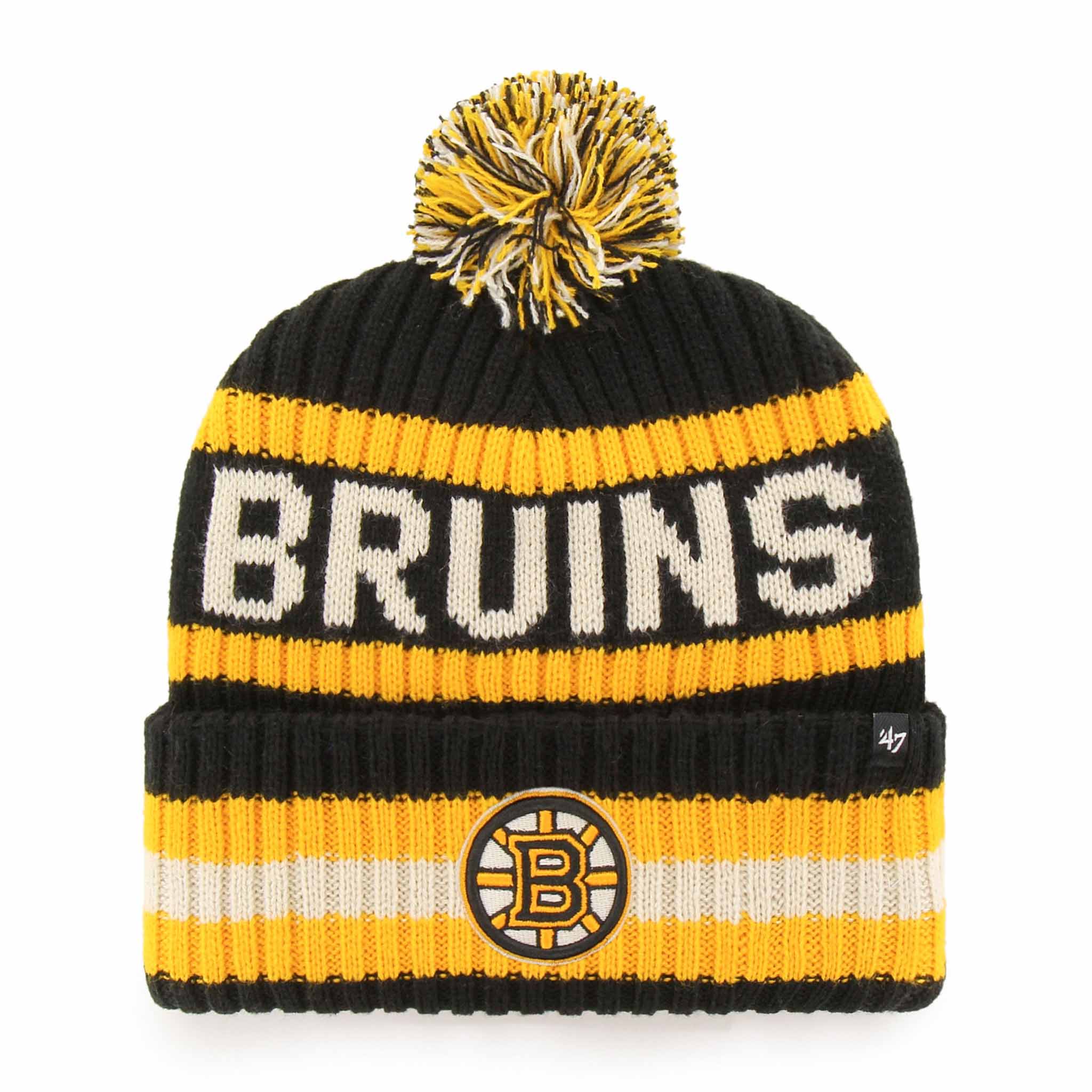 47 Brand Tuque a pompon Bering NHL Boston Bruins