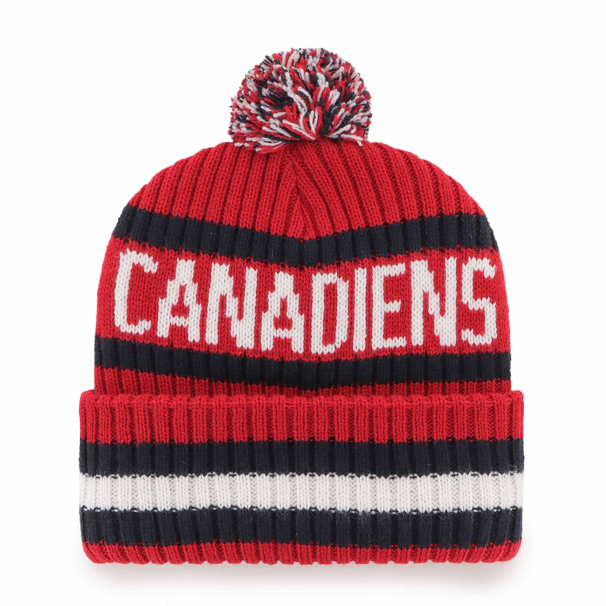 47 Brand Tuque a pompon Bering NHL Canadiens de MontrÃ©al