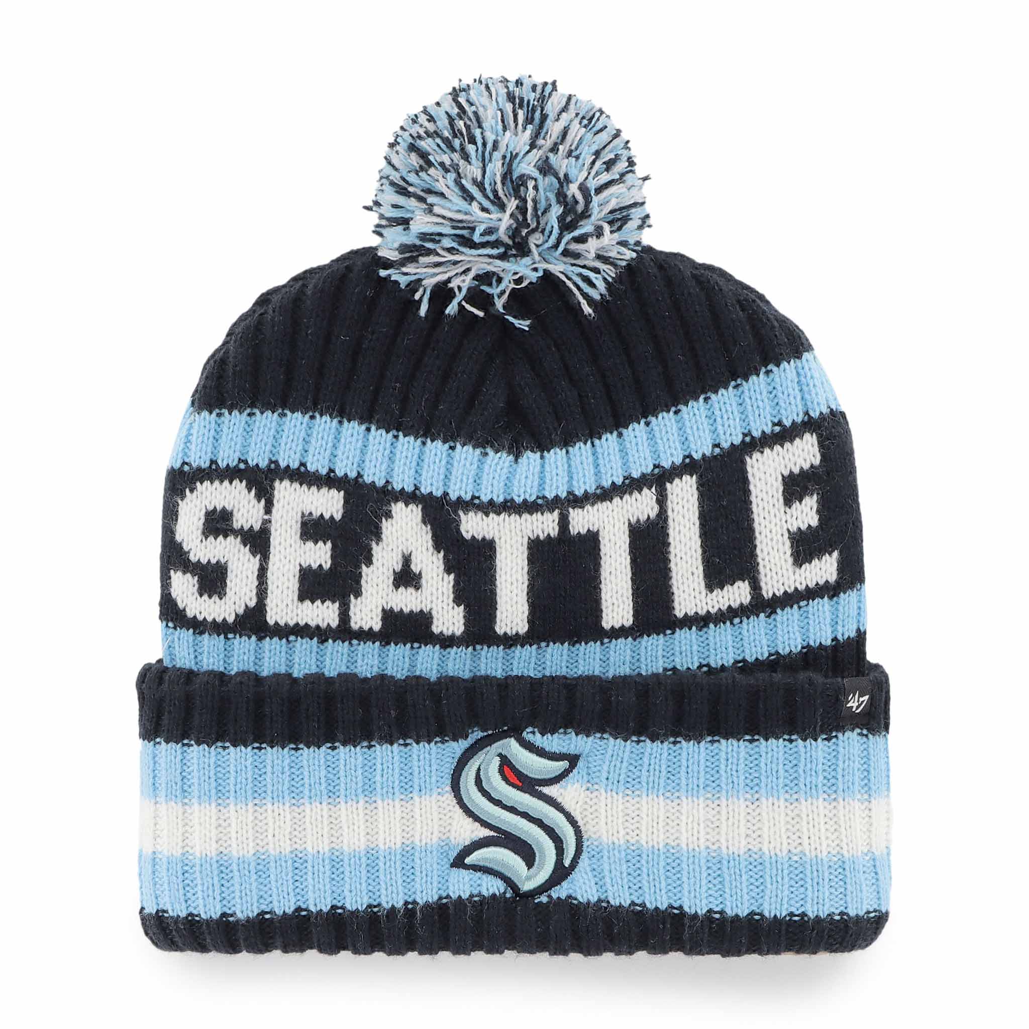 47 Brand Tuque a pompon Bering NHL Seattle Kraken