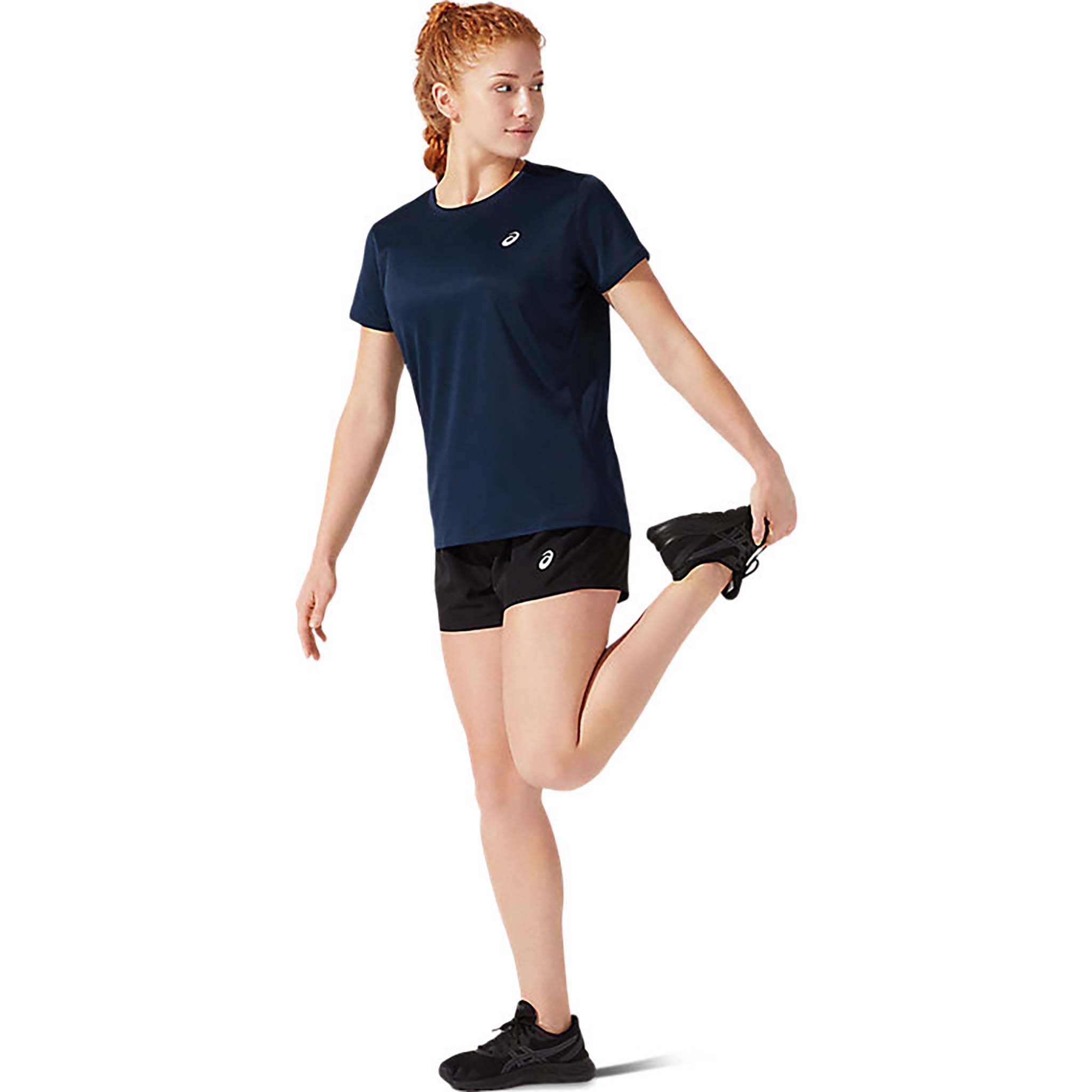 ASICS Silver short de course Ã  pied 4 pouces pour femme