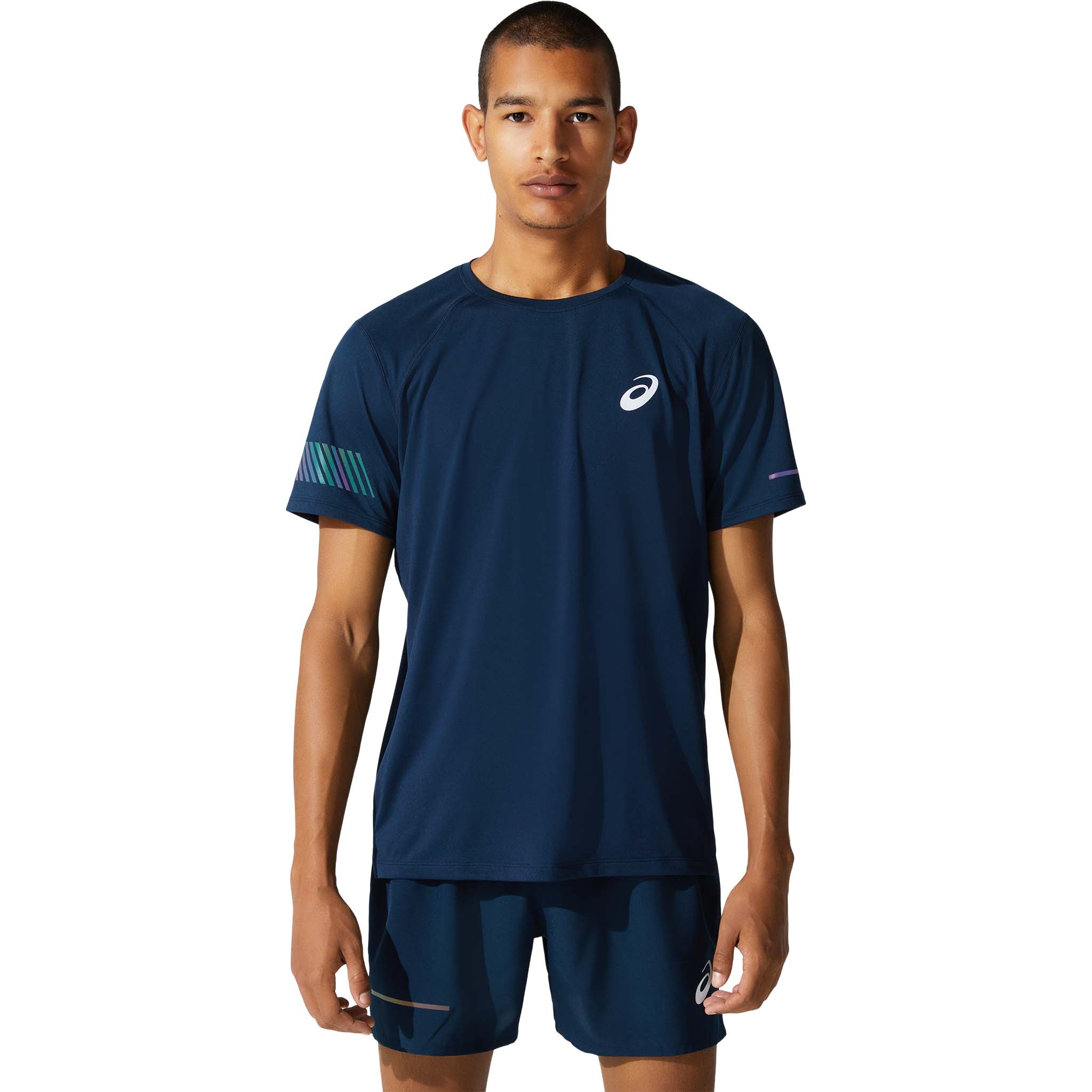 ASICS Visibility T-shirt de course Ã  pied Ã  manches courtes pour homme