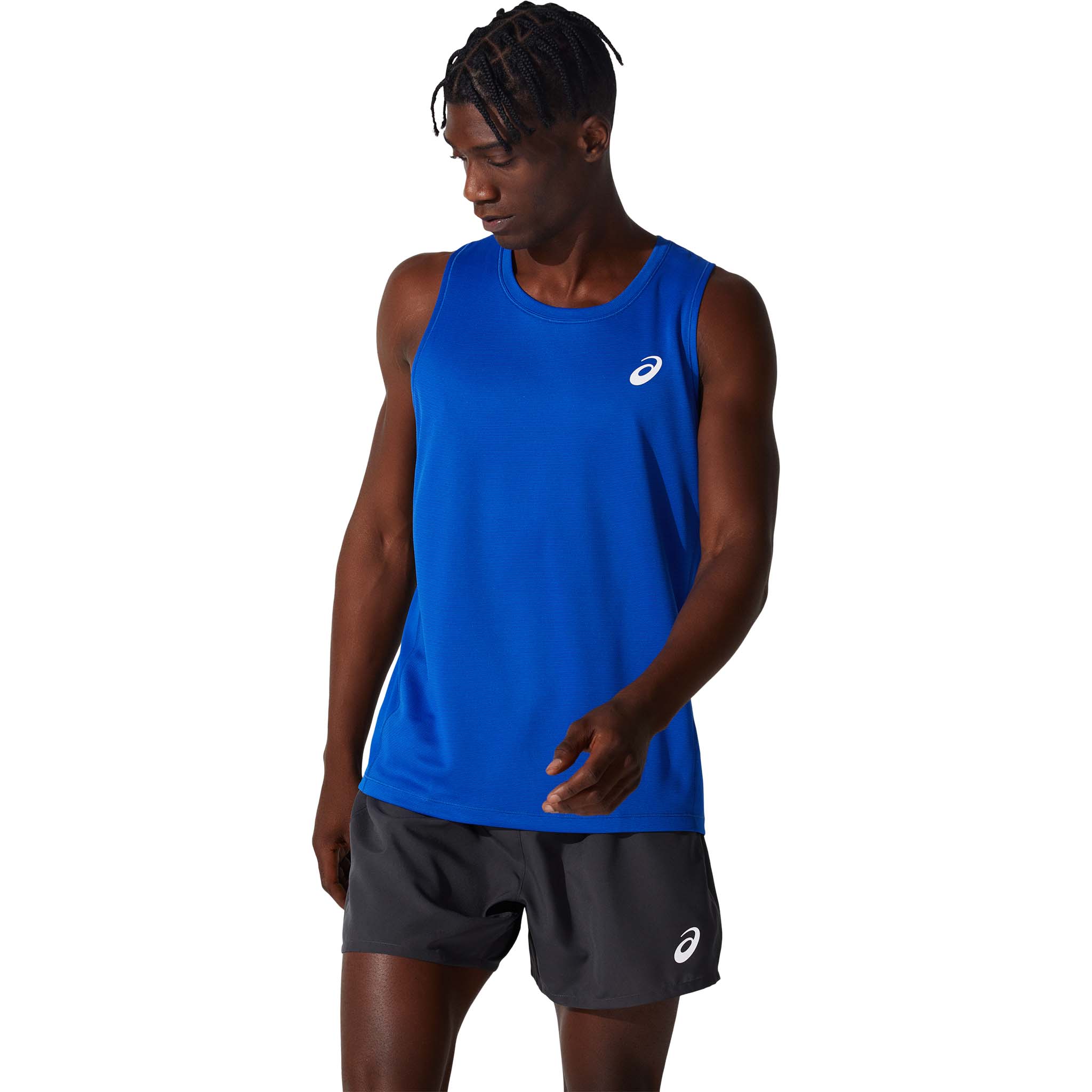 ASICS Silver Singlet camisole de course Ã  pied pour homme