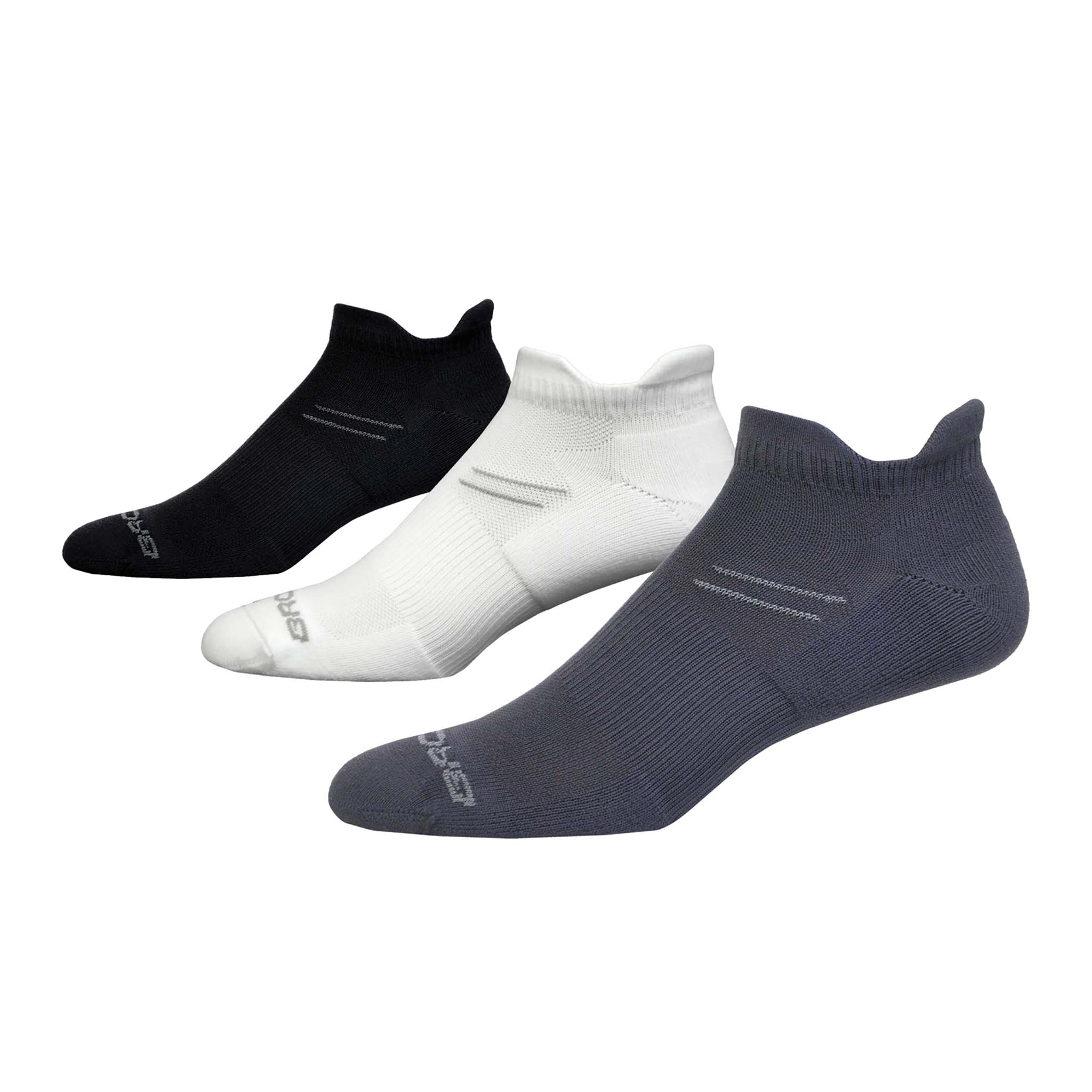 Brooks Run-In 3 pack chaussettes de course a pied unisexe