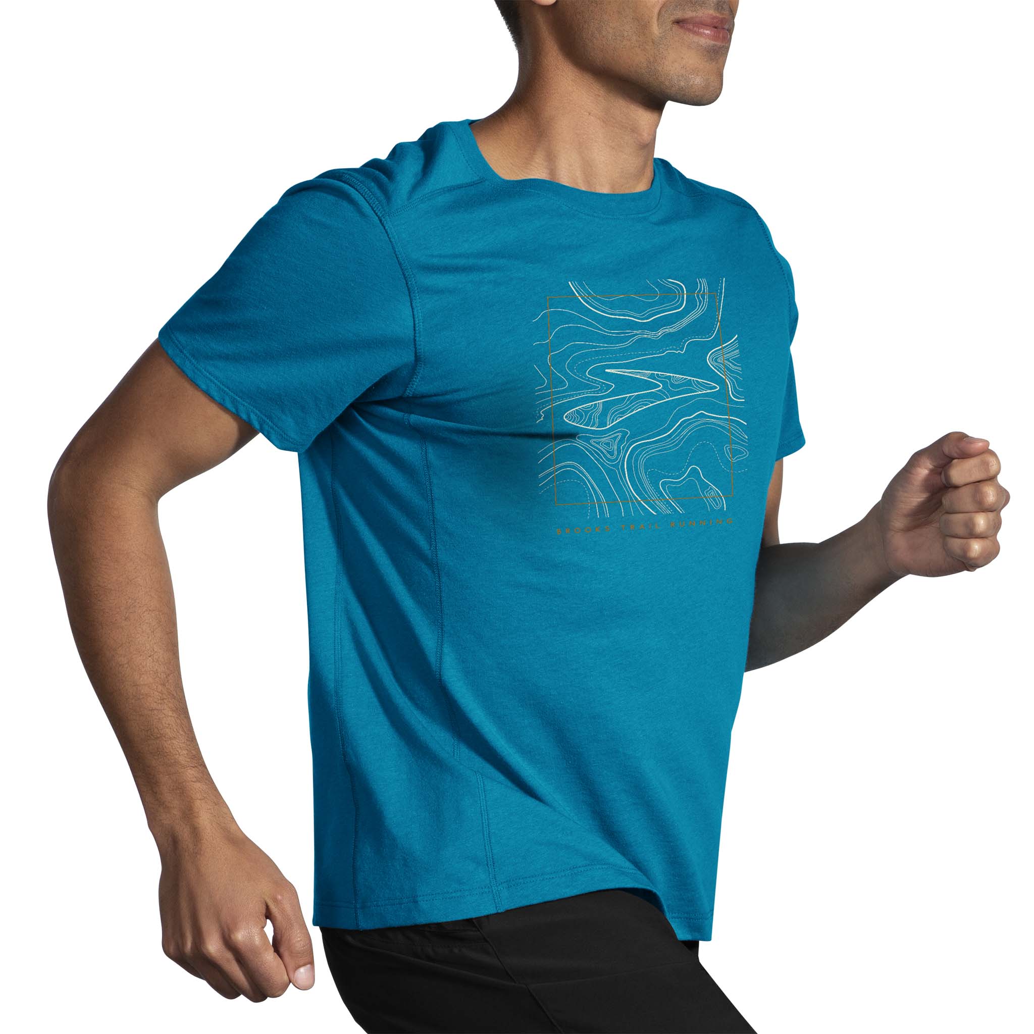 Brooks Distance T-shirt de course Ã  pied Ã  manches courtes 2.0 homme