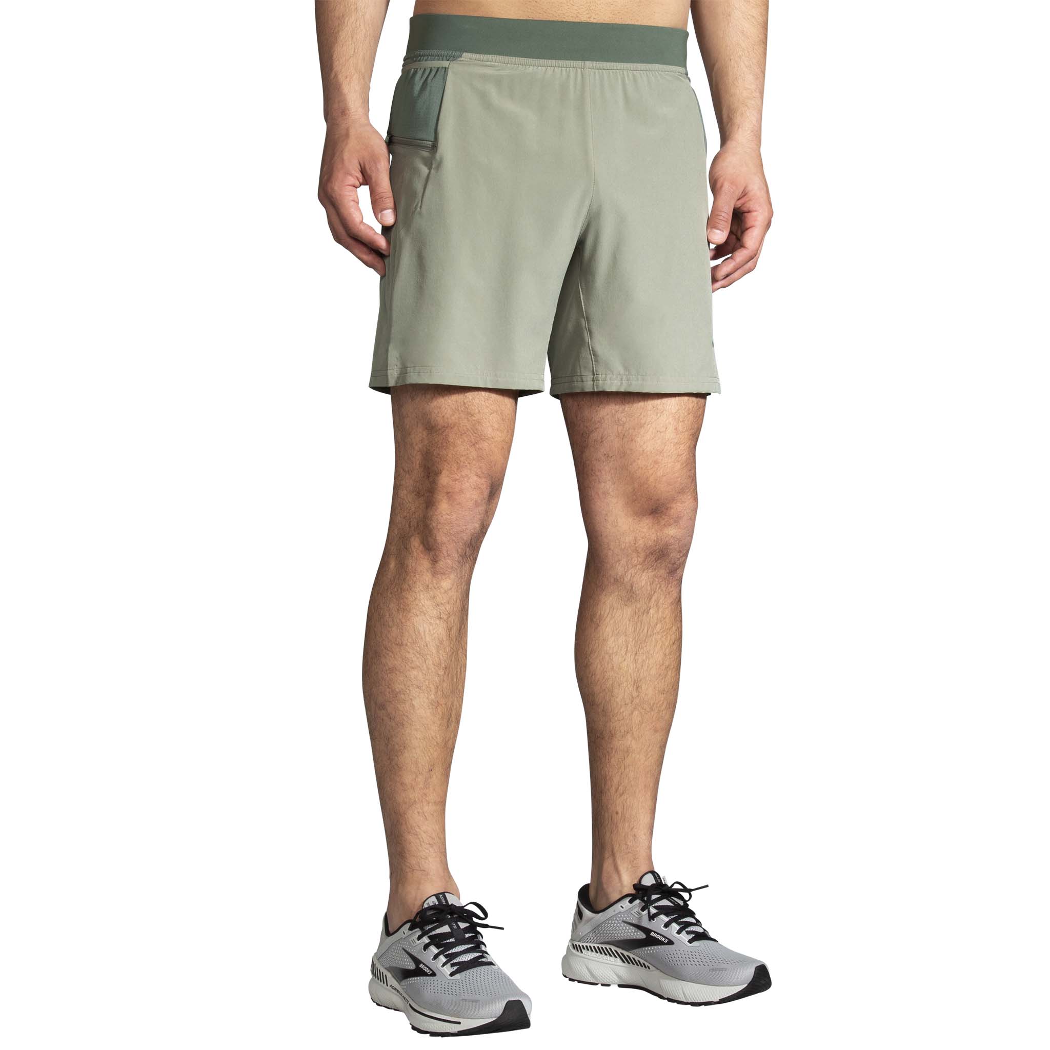 Brooks Sherpa 7-inch 2-in-1 short de course Ã  pied homme