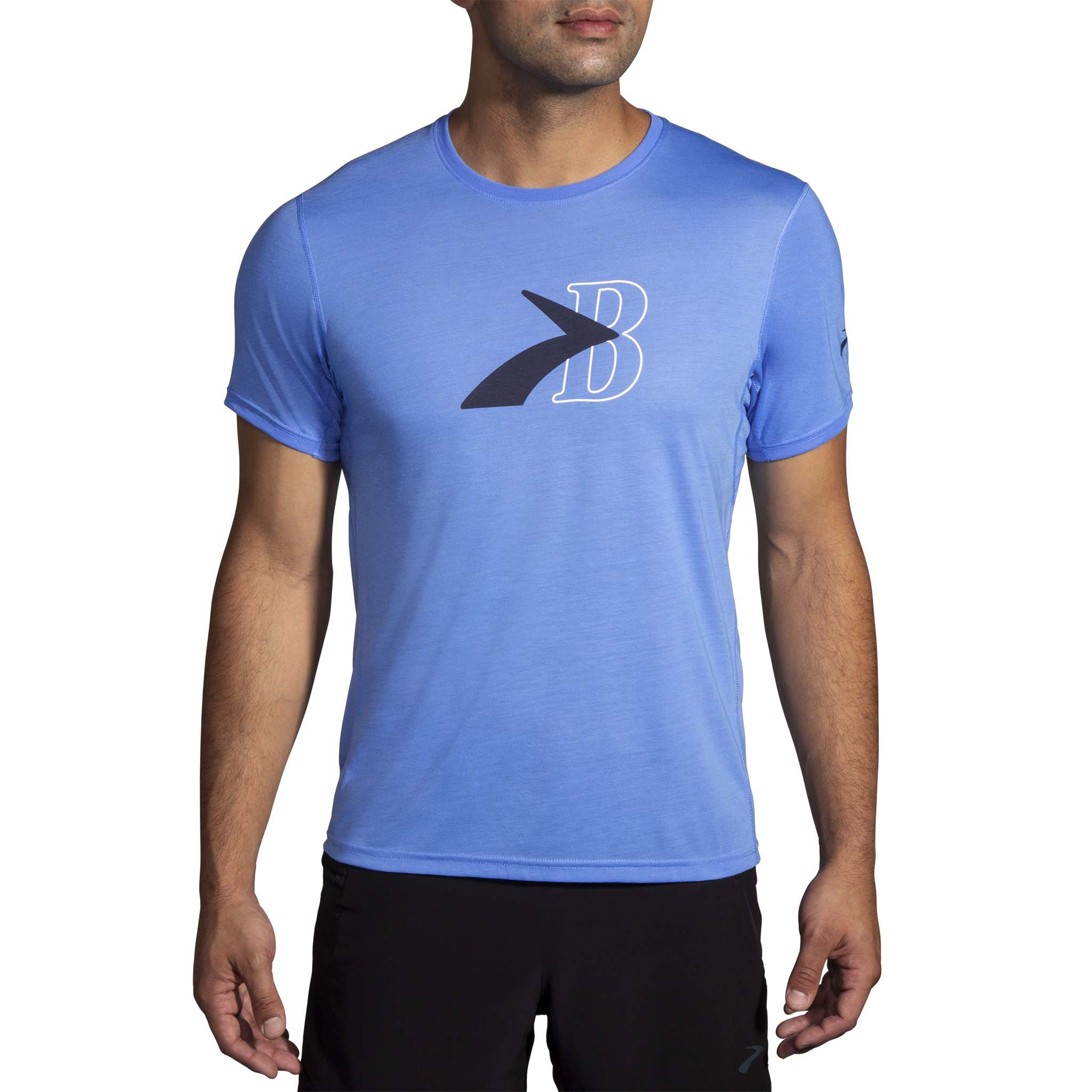 Brooks Distance Graphic T-shirt de course Ã  manches courtes homme