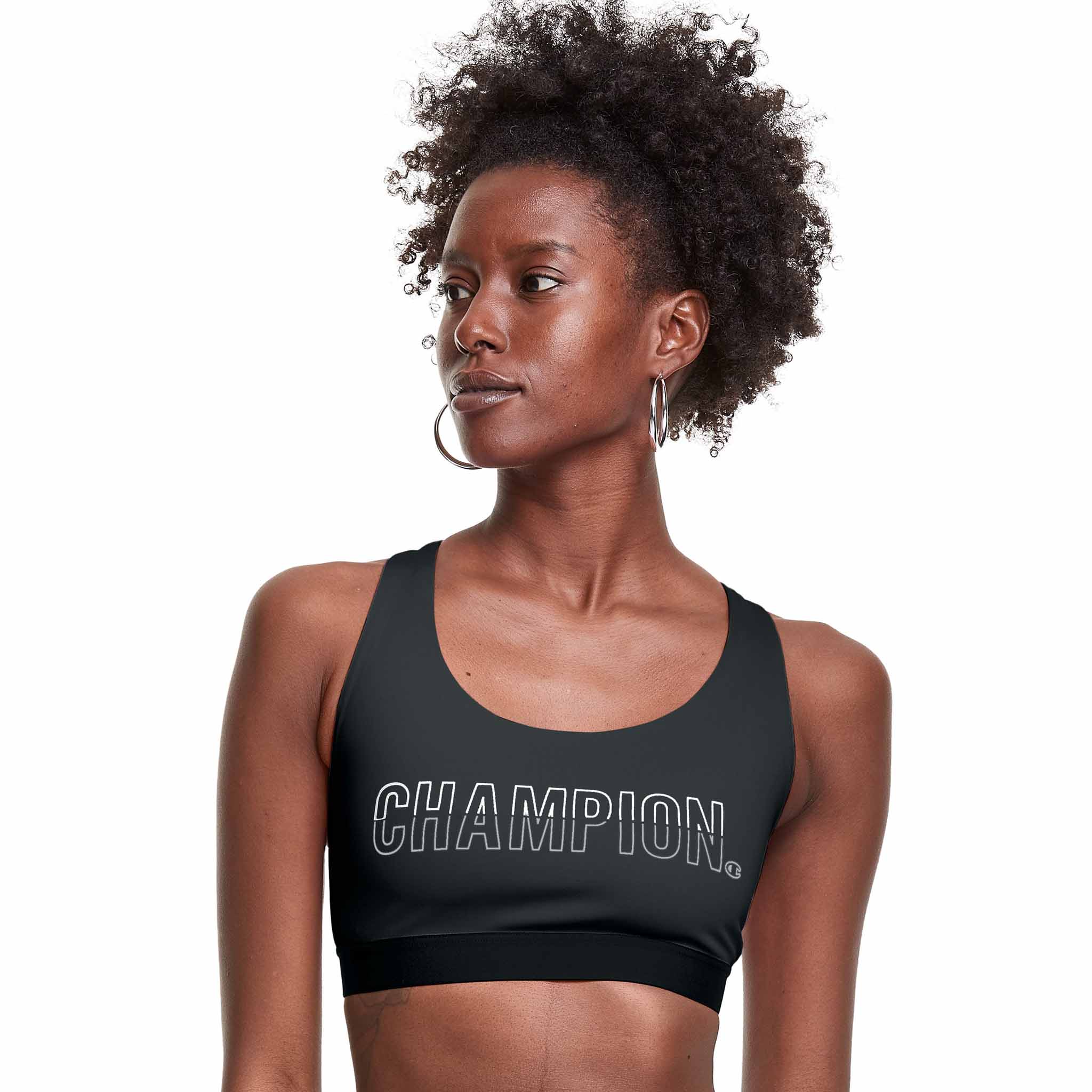 Champion Absolute Eco Sports Bra Graphic Outline Colorblock Logo soutien-gorge sport