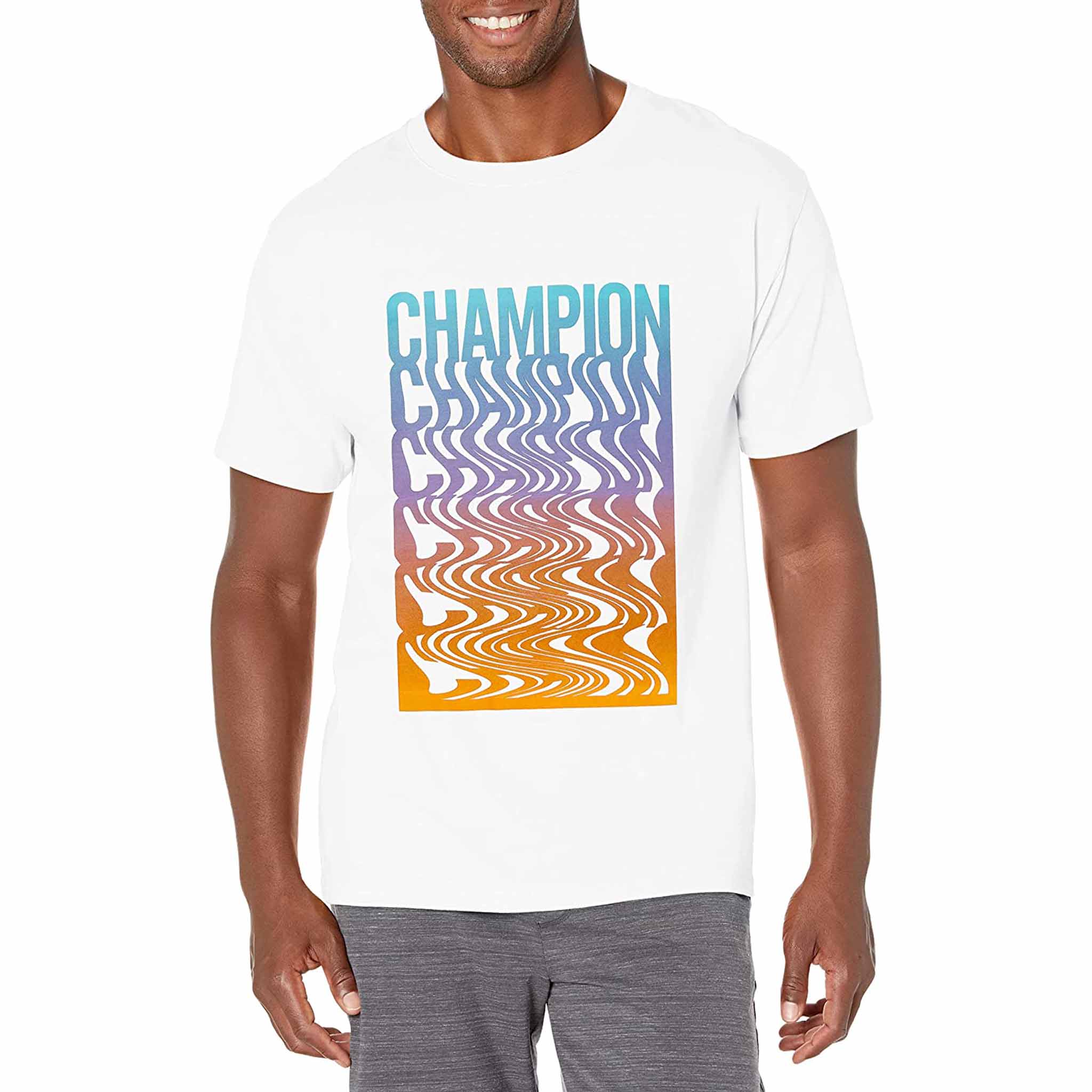 Champion Classic Graphic Tee Melting Champ t-shirt manches courtes homme