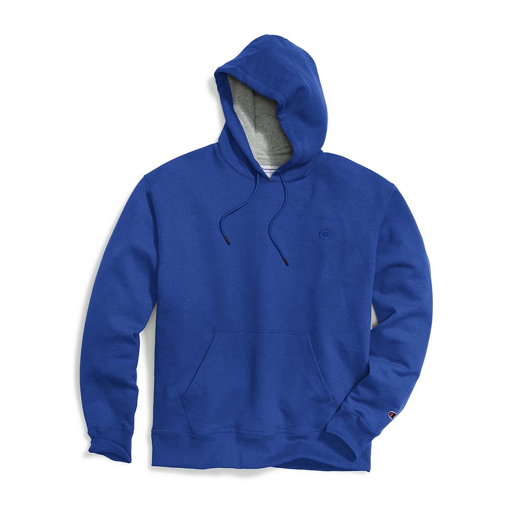 swiss blue champion hoodie
