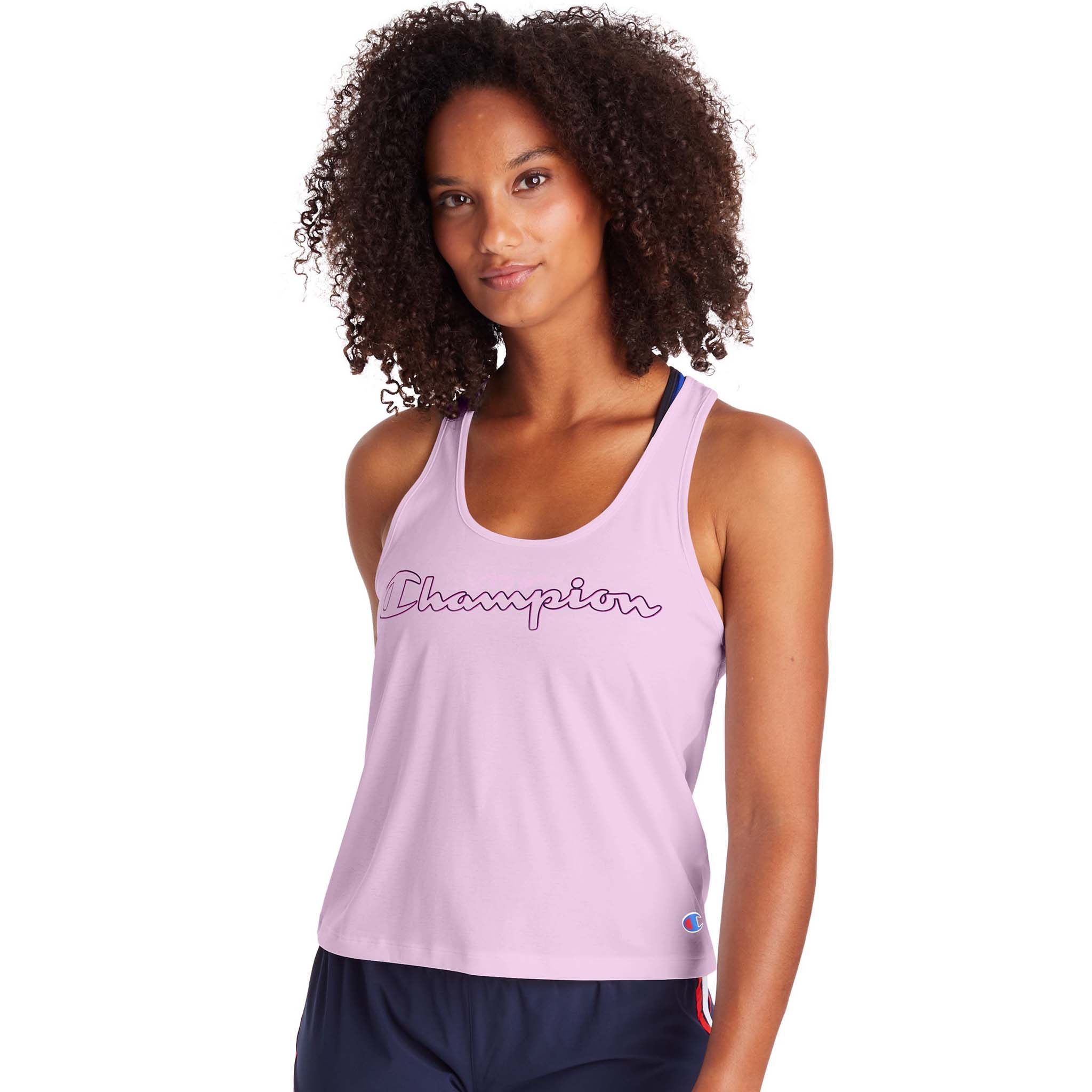 Champion Racerback Tank Outline Logo camisole sport pour femme