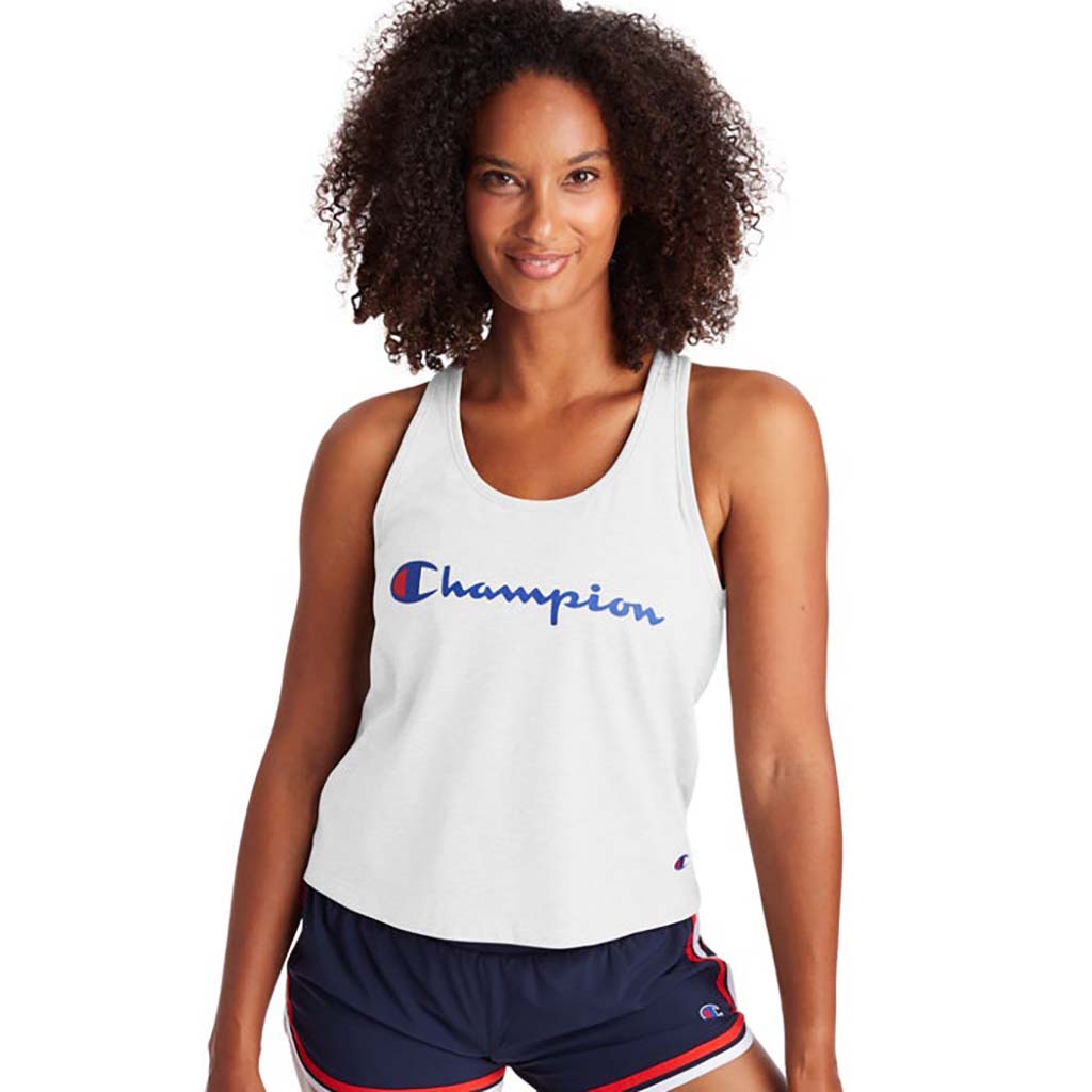 Champion Racerback Tank Script Logo camisole sport pour femme