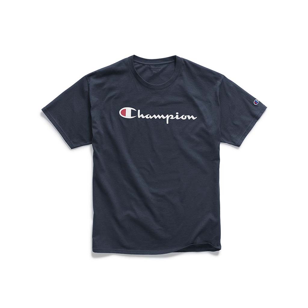 Champion Graphic Jersey Script Logo T-shirt manches courtes pour homme