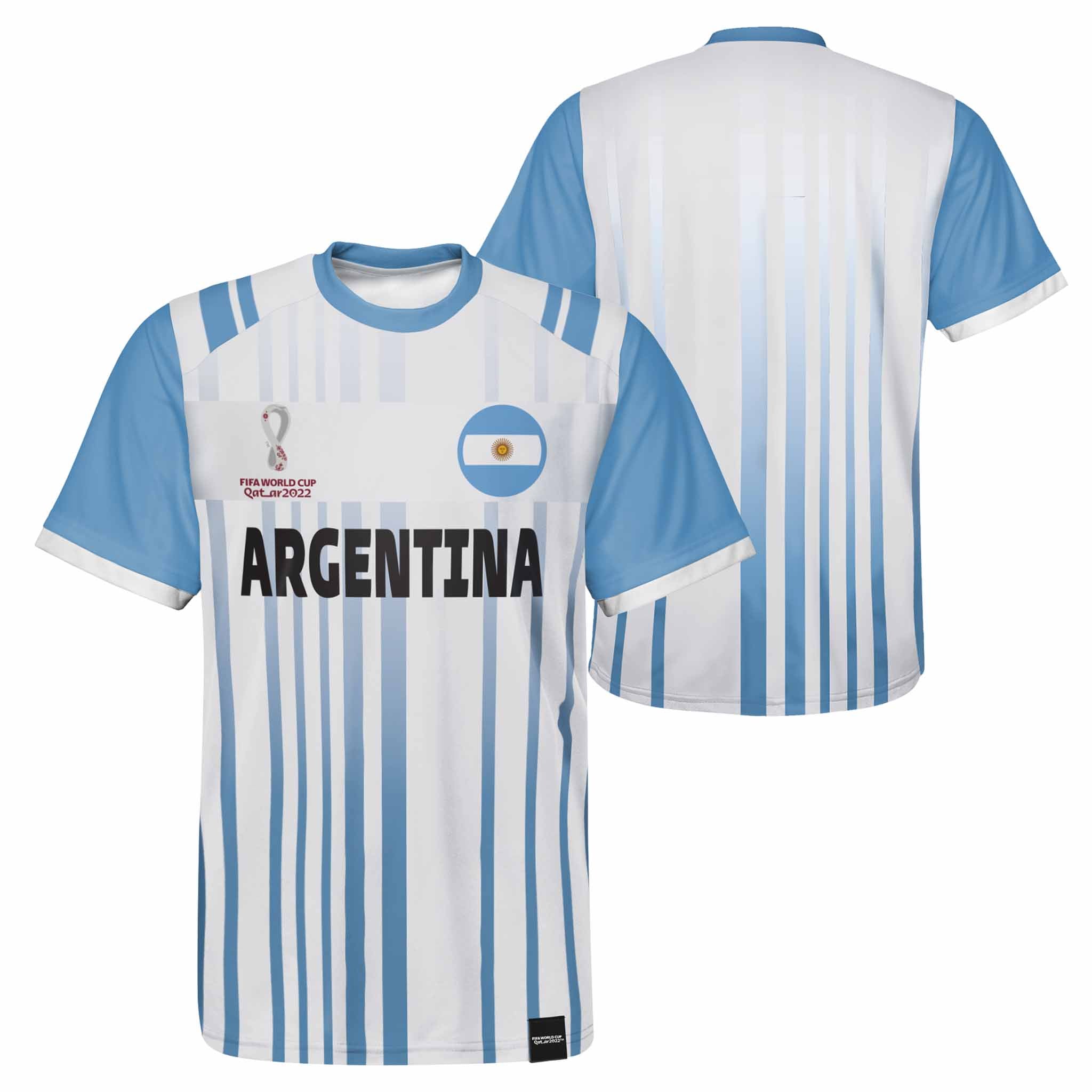 Maillot de soccer Classic 1 Jersey Argentine Coupe du Monde 2022