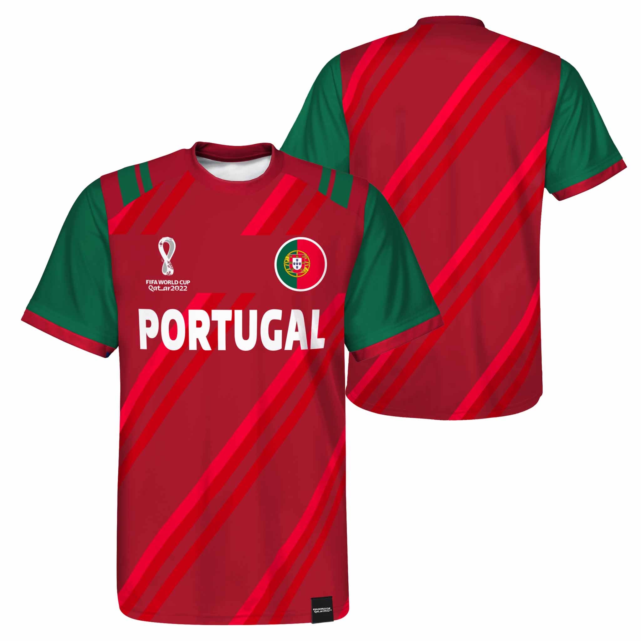 Maillot de soccer Classic 1 Jersey Portugal Coupe du Monde 2022