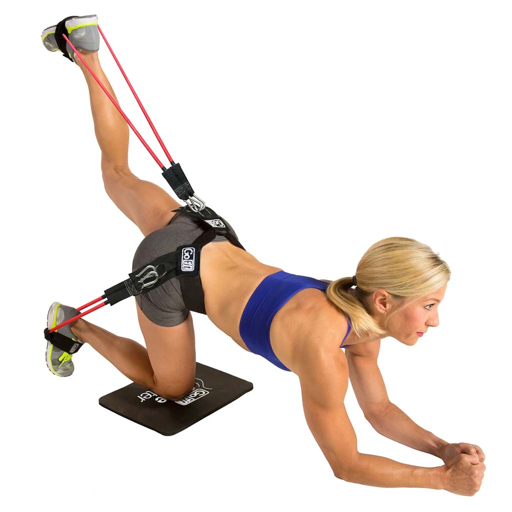 GoFit ensemble d'Ã©lastique de resistance Glute Blaster