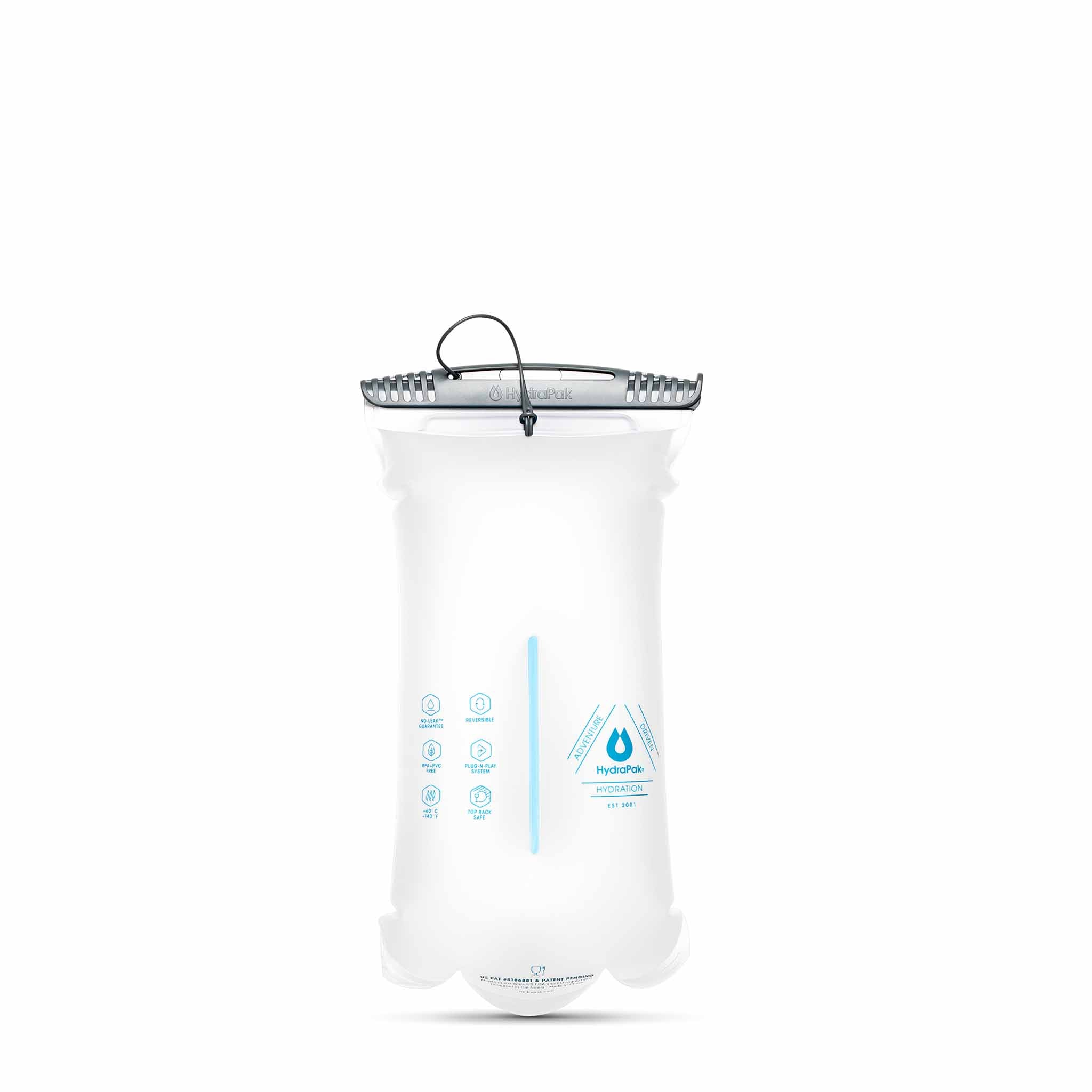 Hydrapak rÃ©servoir Ã  eau Shape-Shift 2 L pour veste d'hydratation de course Ã  pied