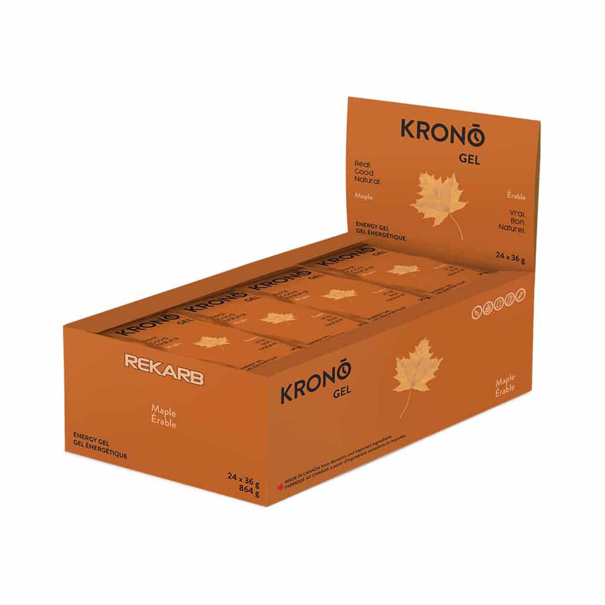 Krono Nutrition Rekarb gel Ã©nergÃ©tique Ã  l'Ã©rable