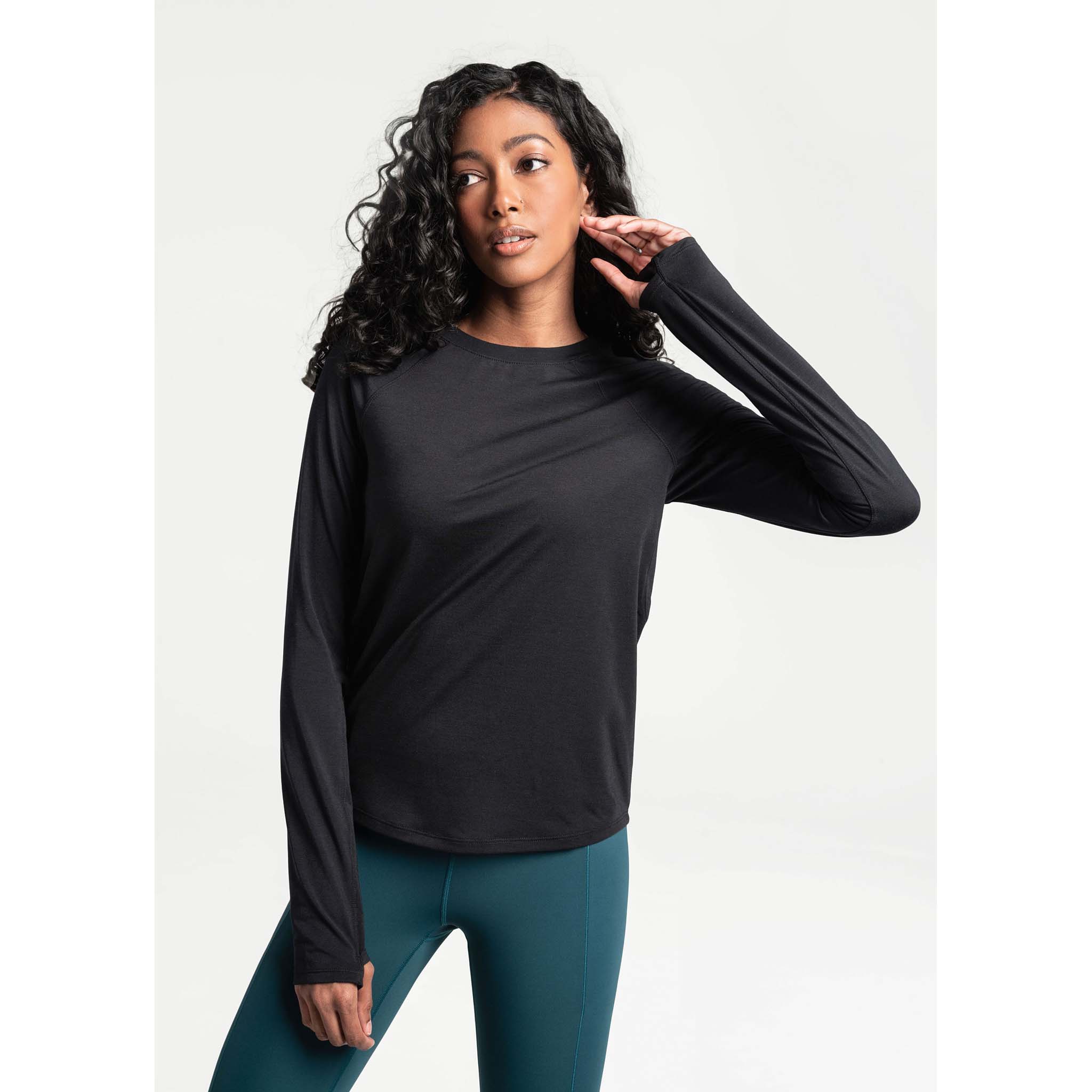 Lole chandail sport Ã  manches longues Performance Wool pour femme